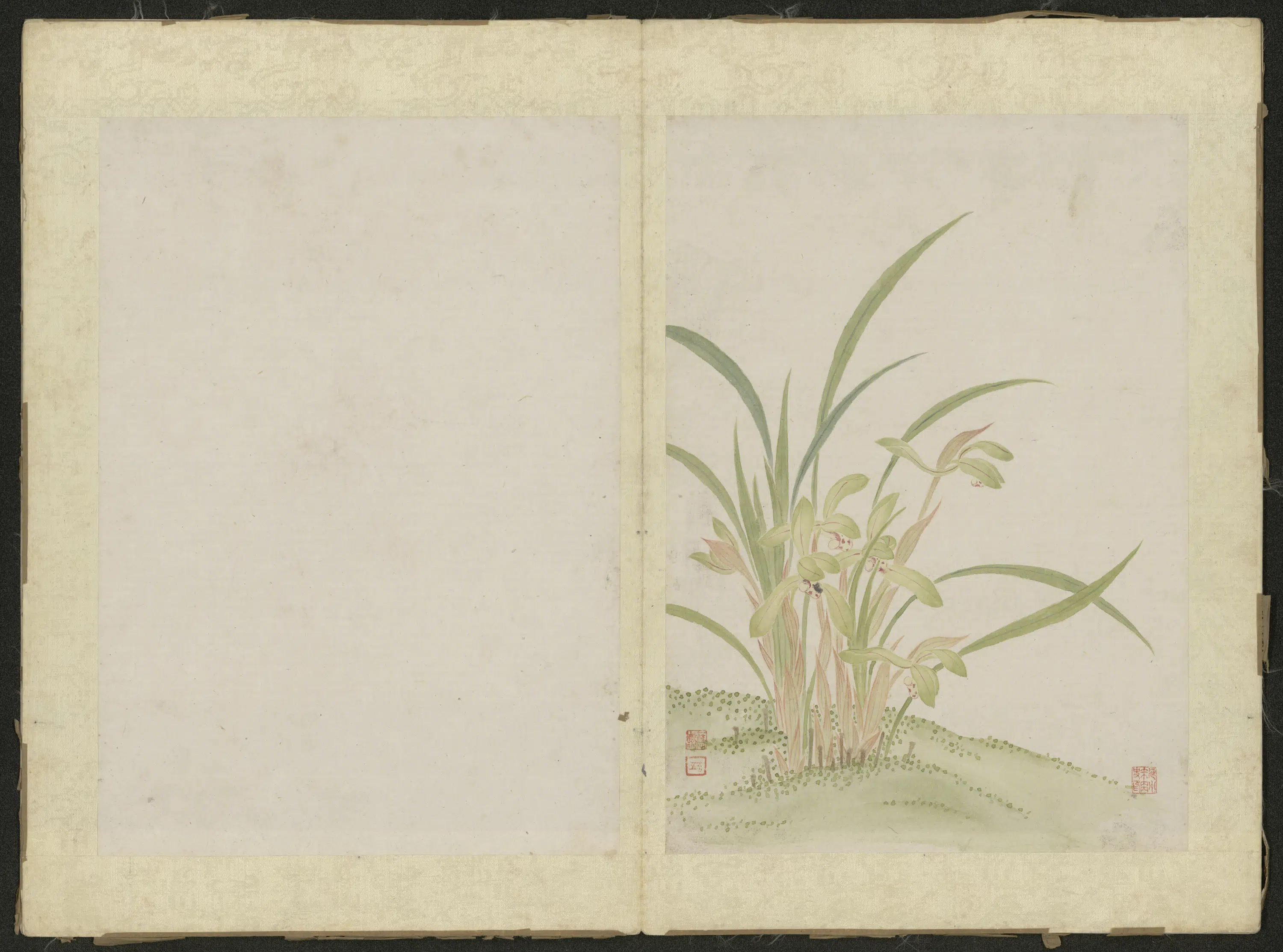 清代【吴应贞】《花卉册（12开）》 第6张