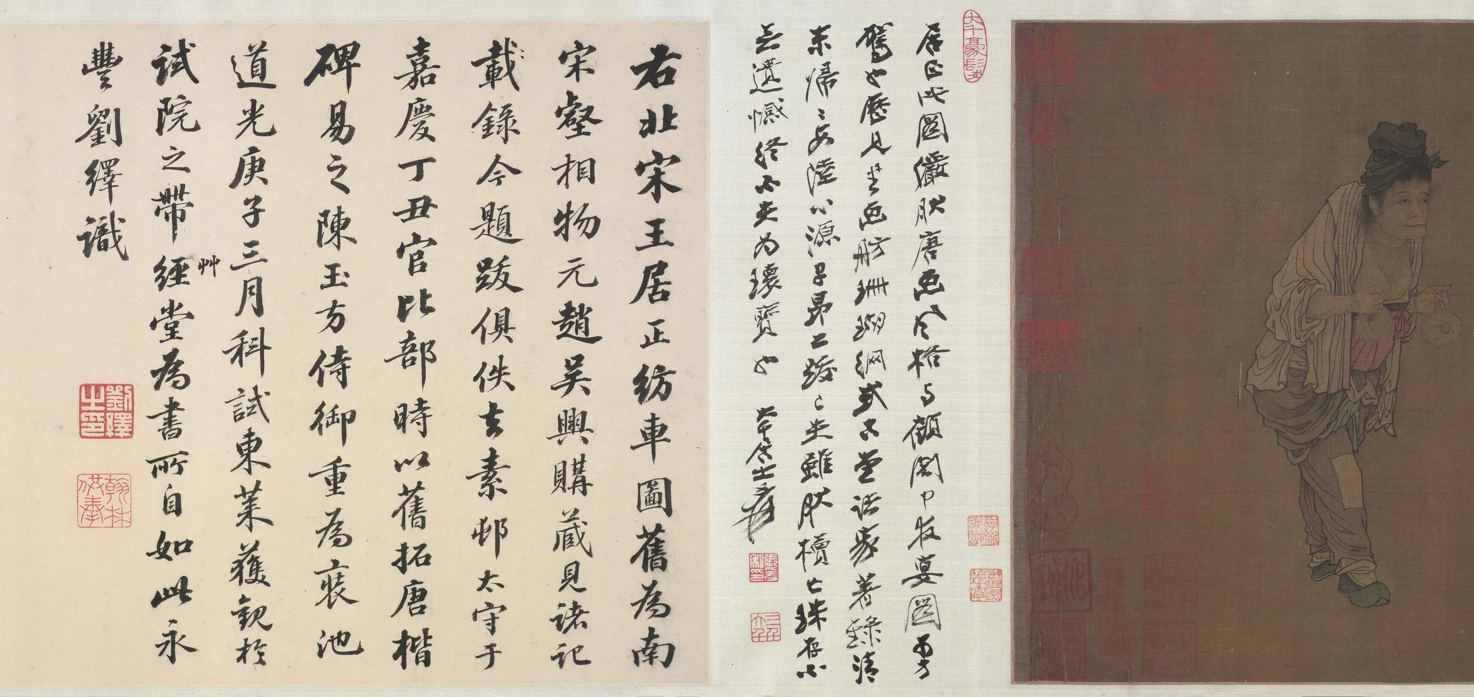 宋代【王居正】《纺车图卷（传）》 第3张