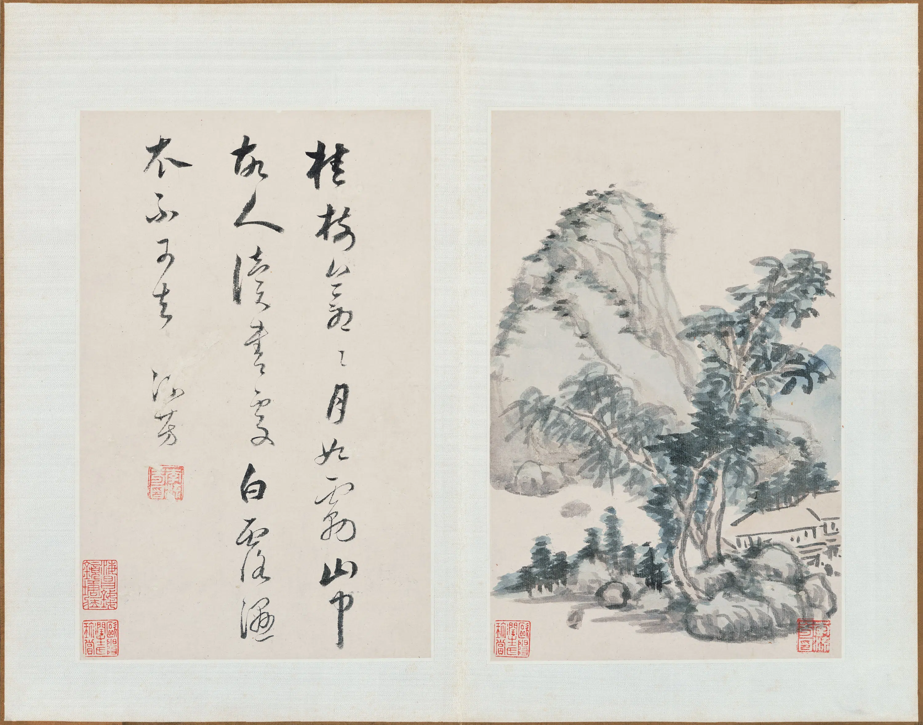 明朝【李流芳】《山水图册》