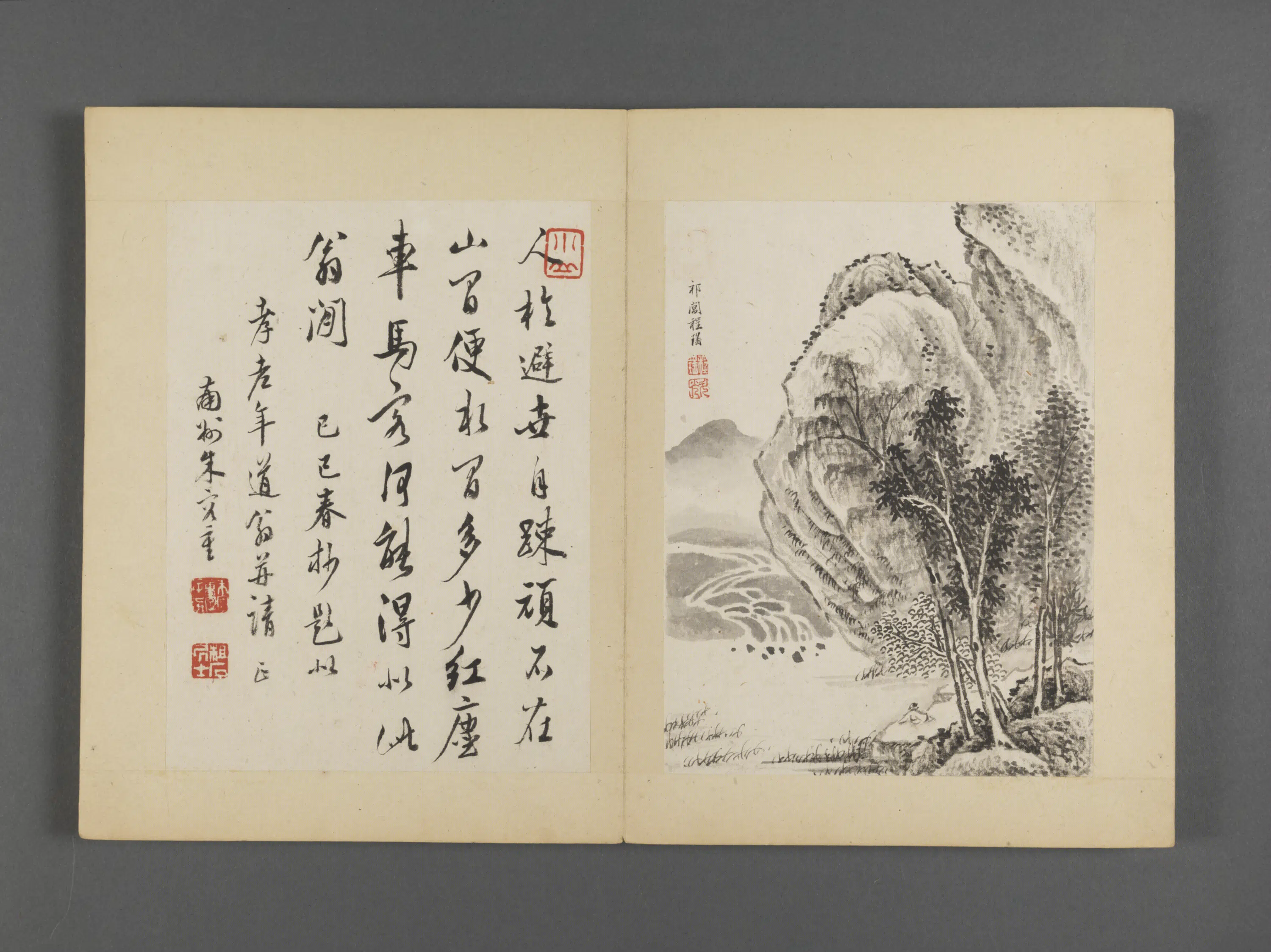 清代【朱耷】《杂画册（8开）》 第5张