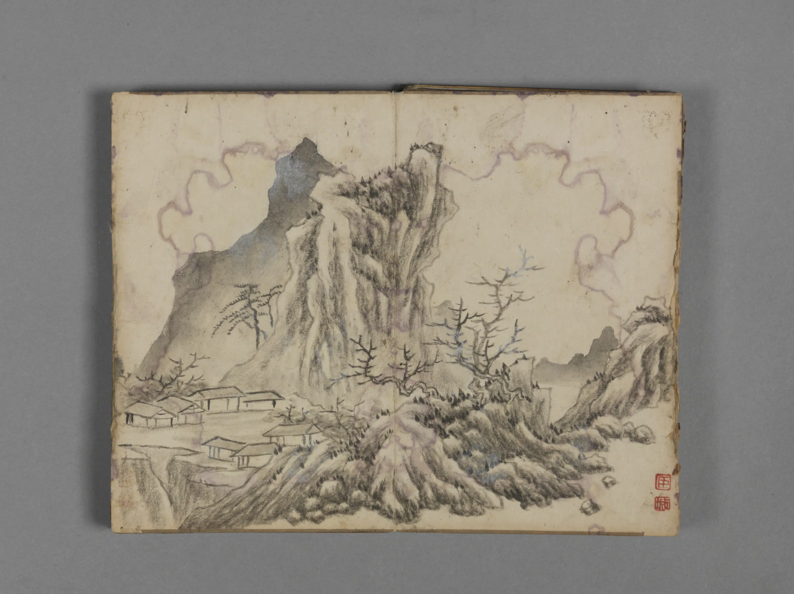 清代【钱维城】《山水小册（12开）》 第9张