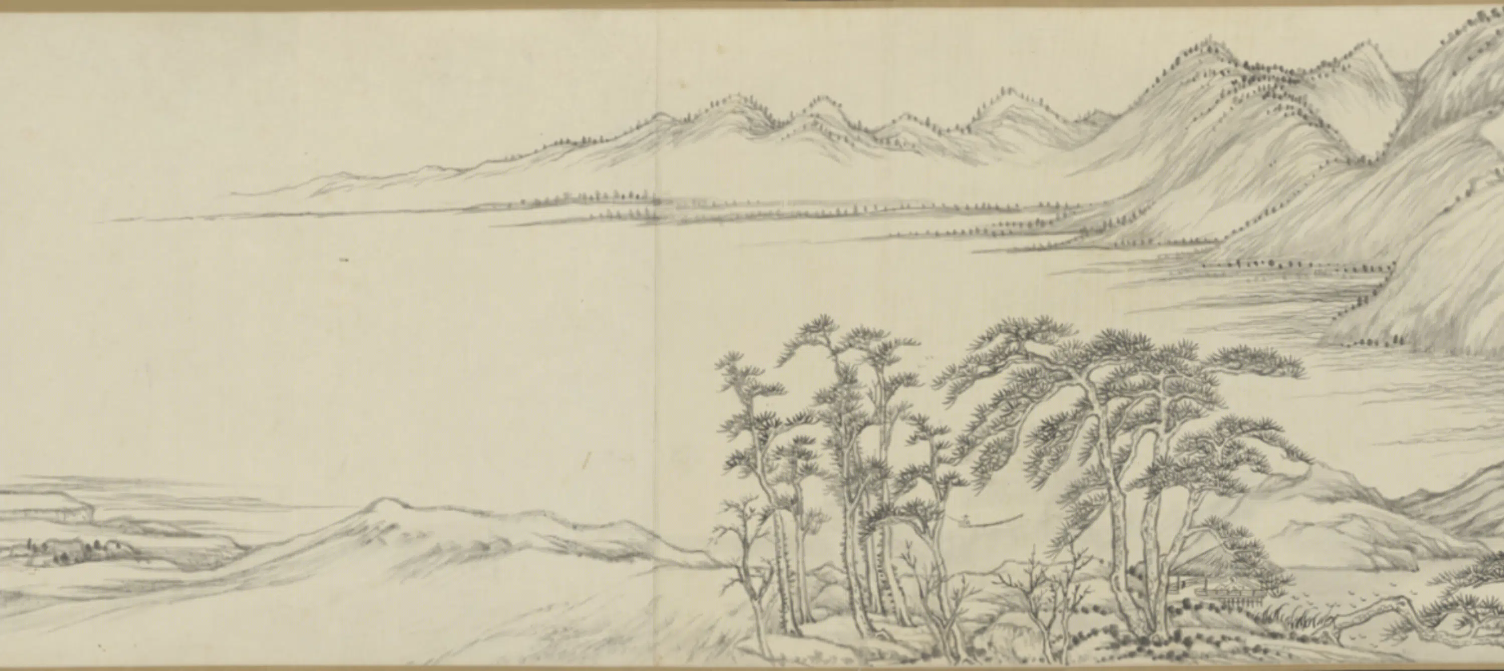 清代【方琮】《仿黄公望富春山图卷》 第3张 清代【方琮】《仿黄公望富春山图卷》 第3张