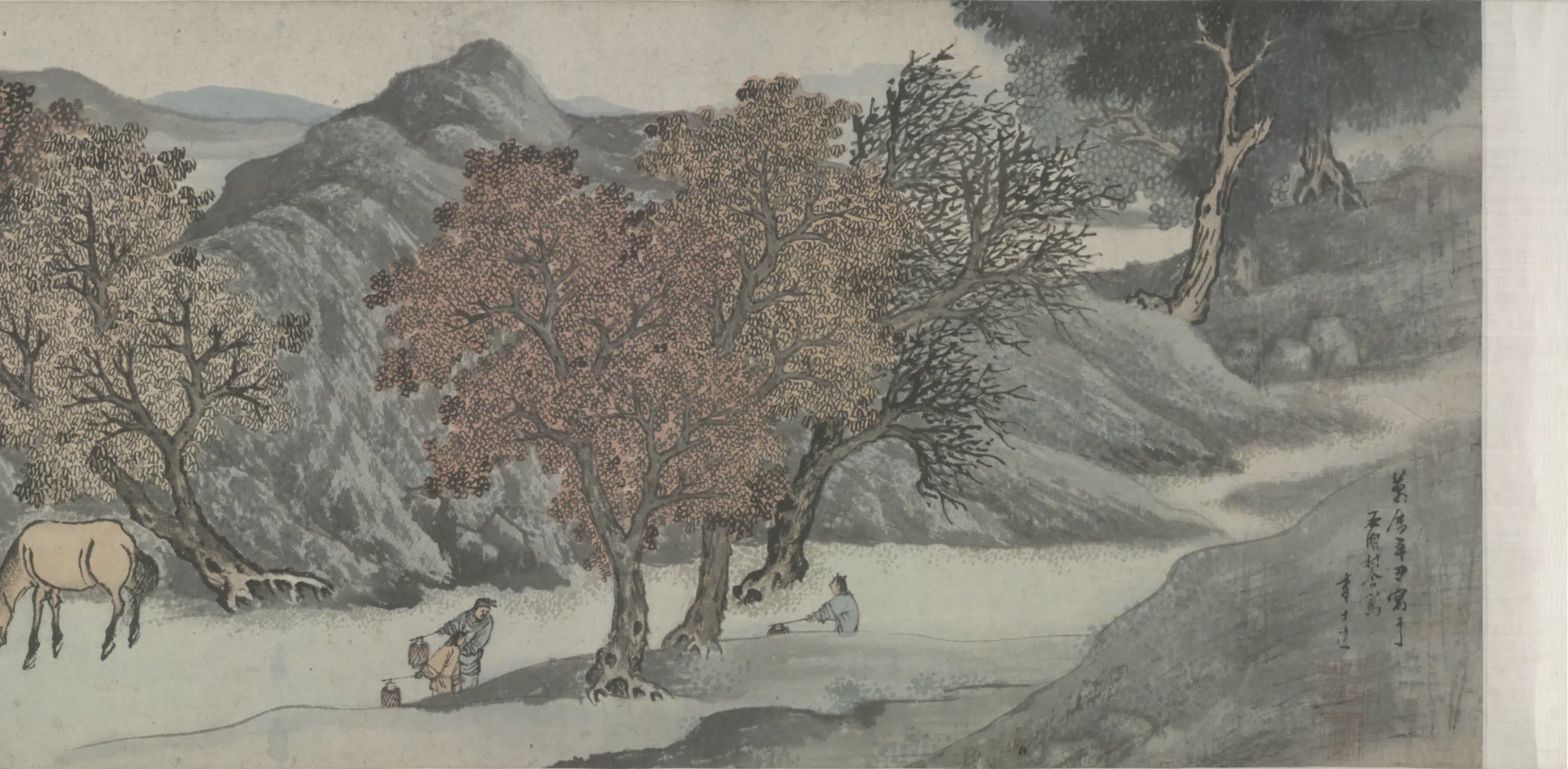 明朝【李士达】《浔阳琵琶行图卷》 第5张