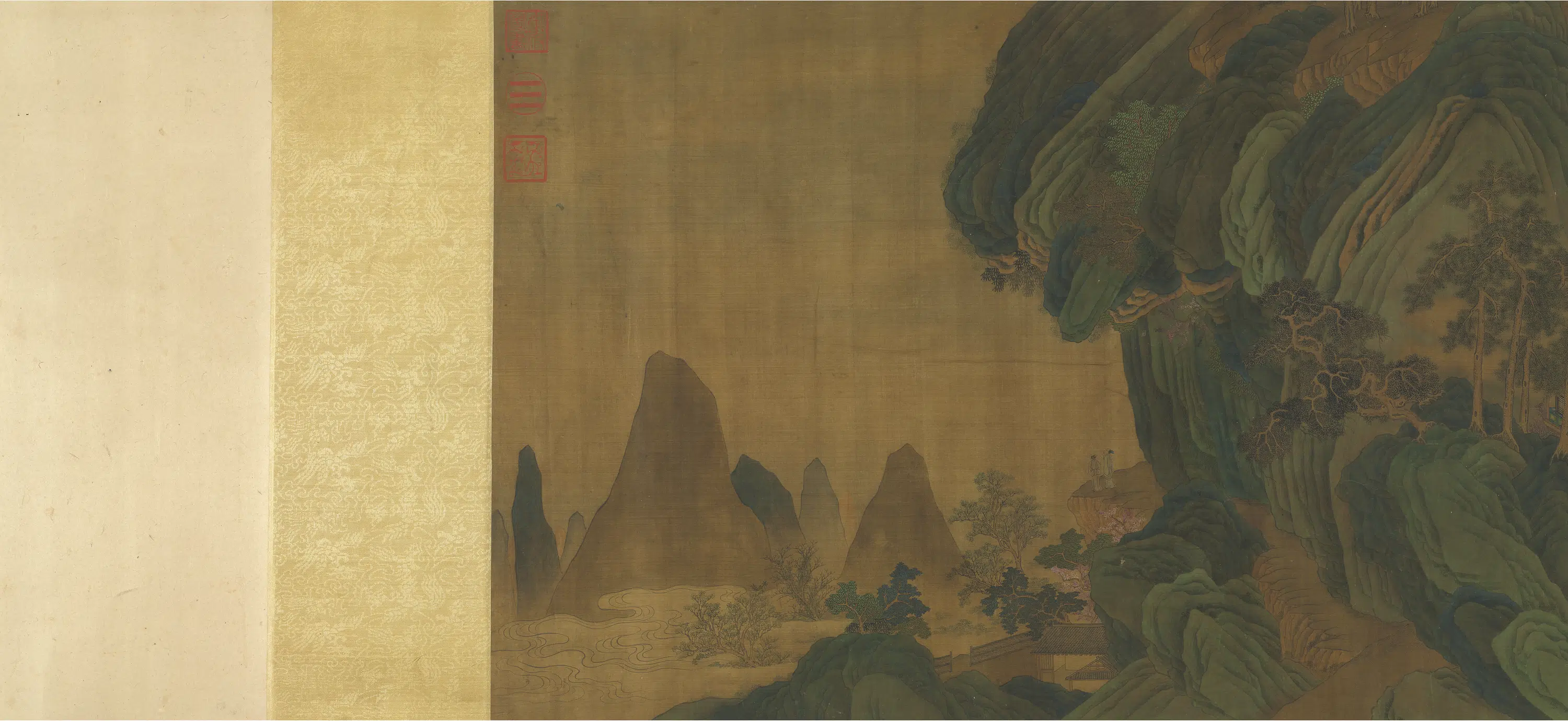 南宋【刘松年】《天保九如图卷》