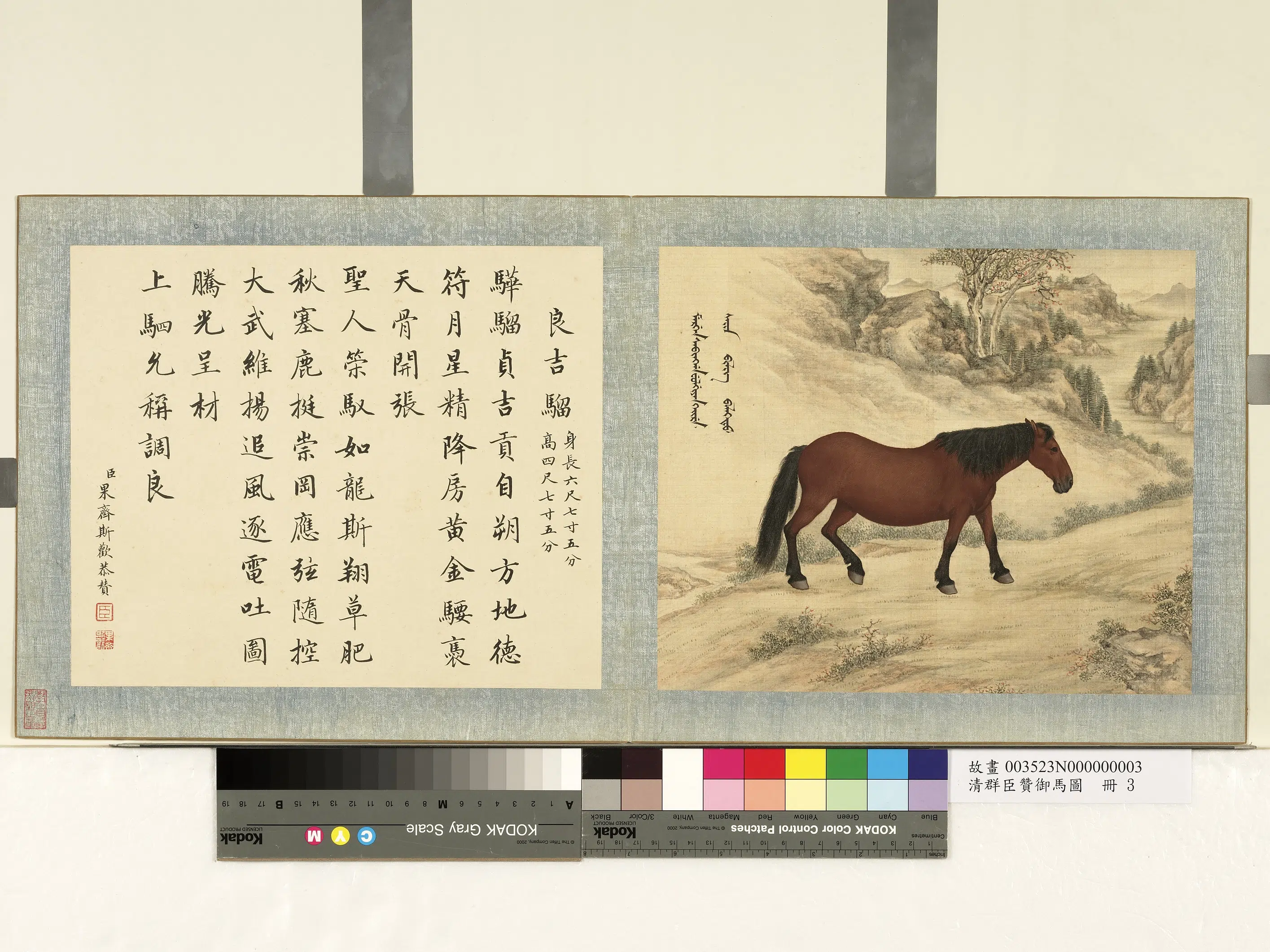 《群臣赞御马图册》 第12张
