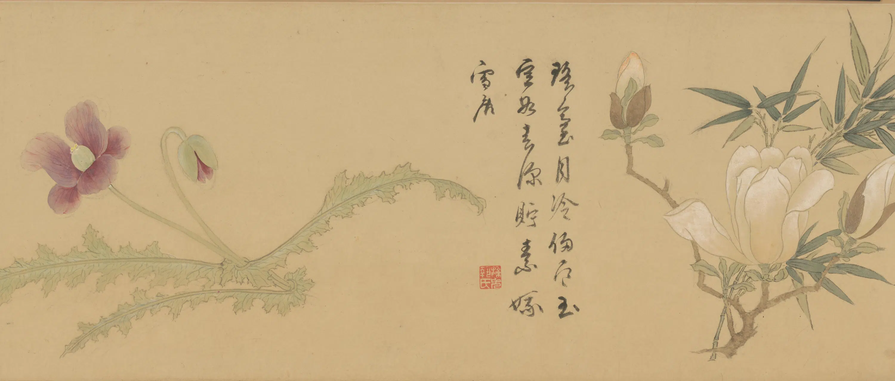 明朝【孙克弘】《百花图卷》 第4张