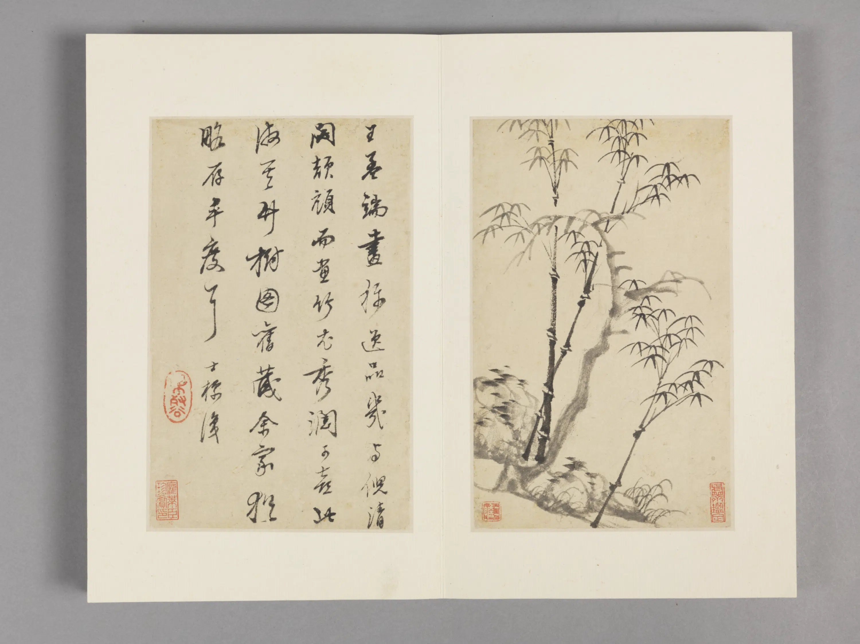 清代【查士标】《枯木竹石册（12开）》 第3张