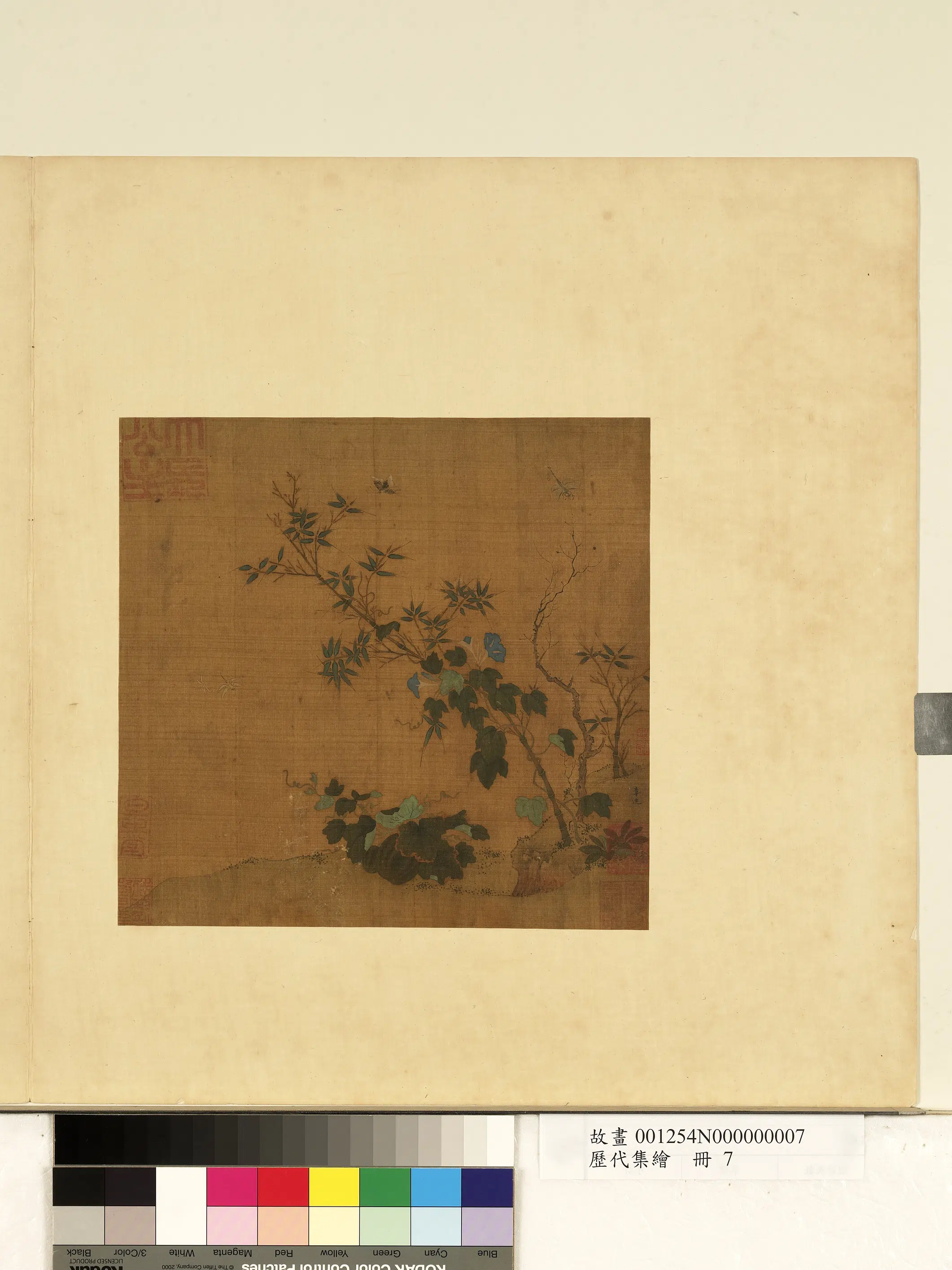 南宋【李迪】《历代集绘册-花卉》