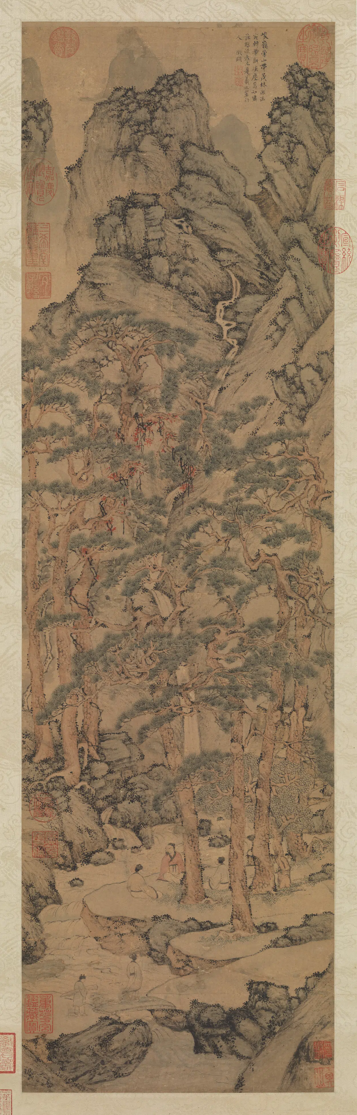 明朝【文征明徵明】《画山水图轴》 第1张 明朝【文征明徵明】《画山水图轴》 第1张