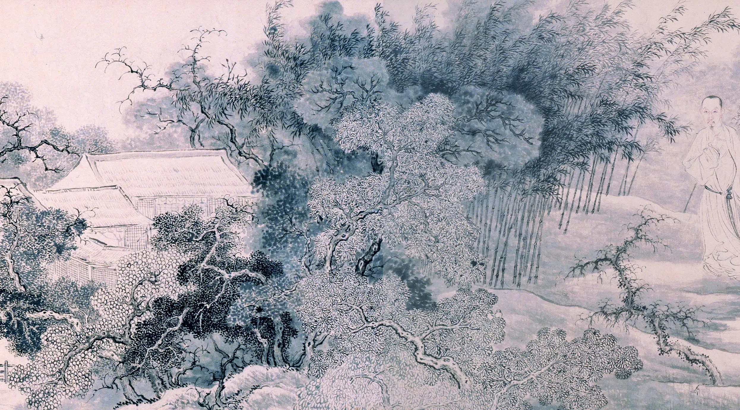 清代【禹之鼎】《西斋行乐图卷》 第2张 清代【禹之鼎】《西斋行乐图卷》 第2张