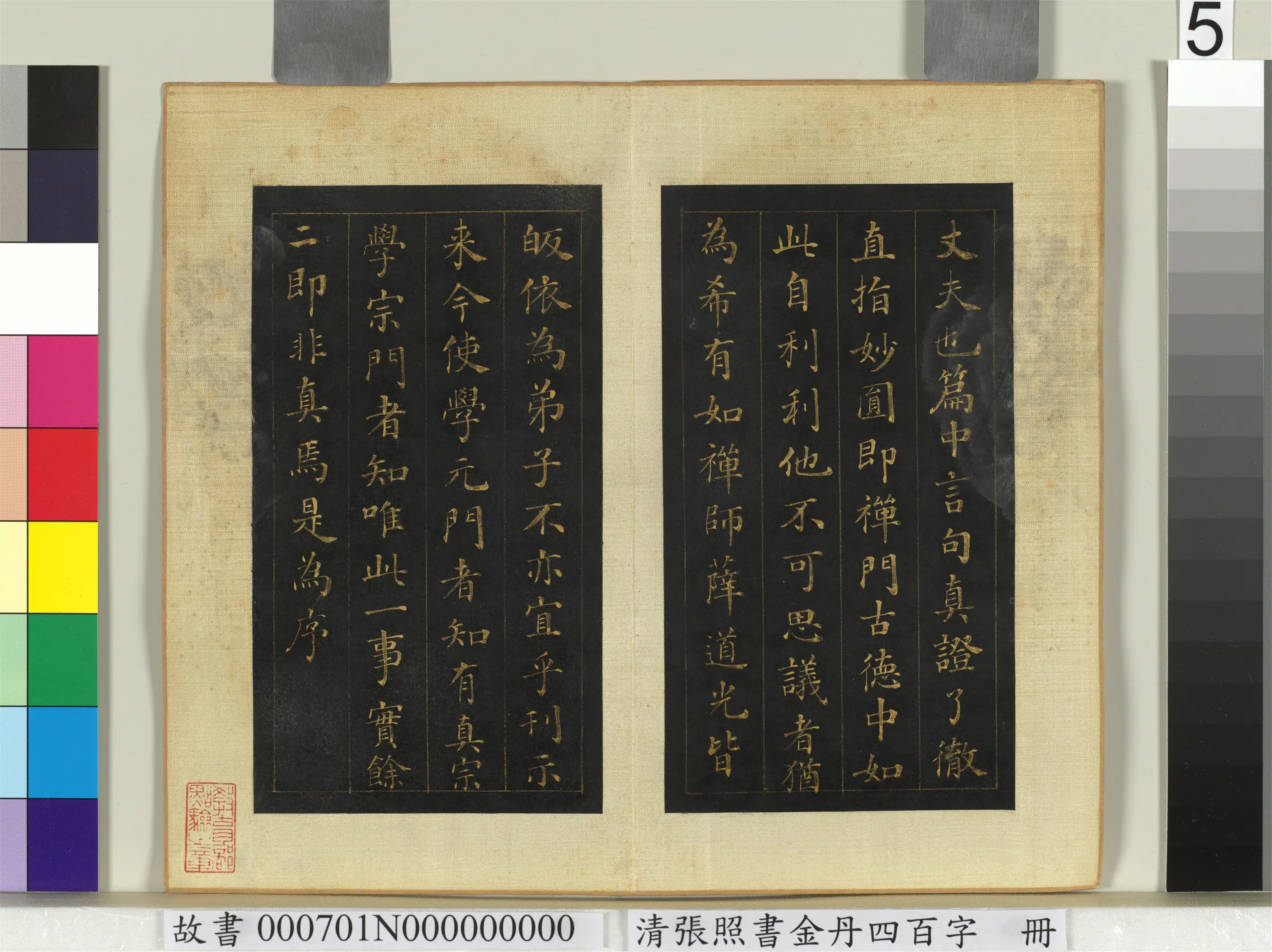清代【张照】《书金丹四百字册》 第11张