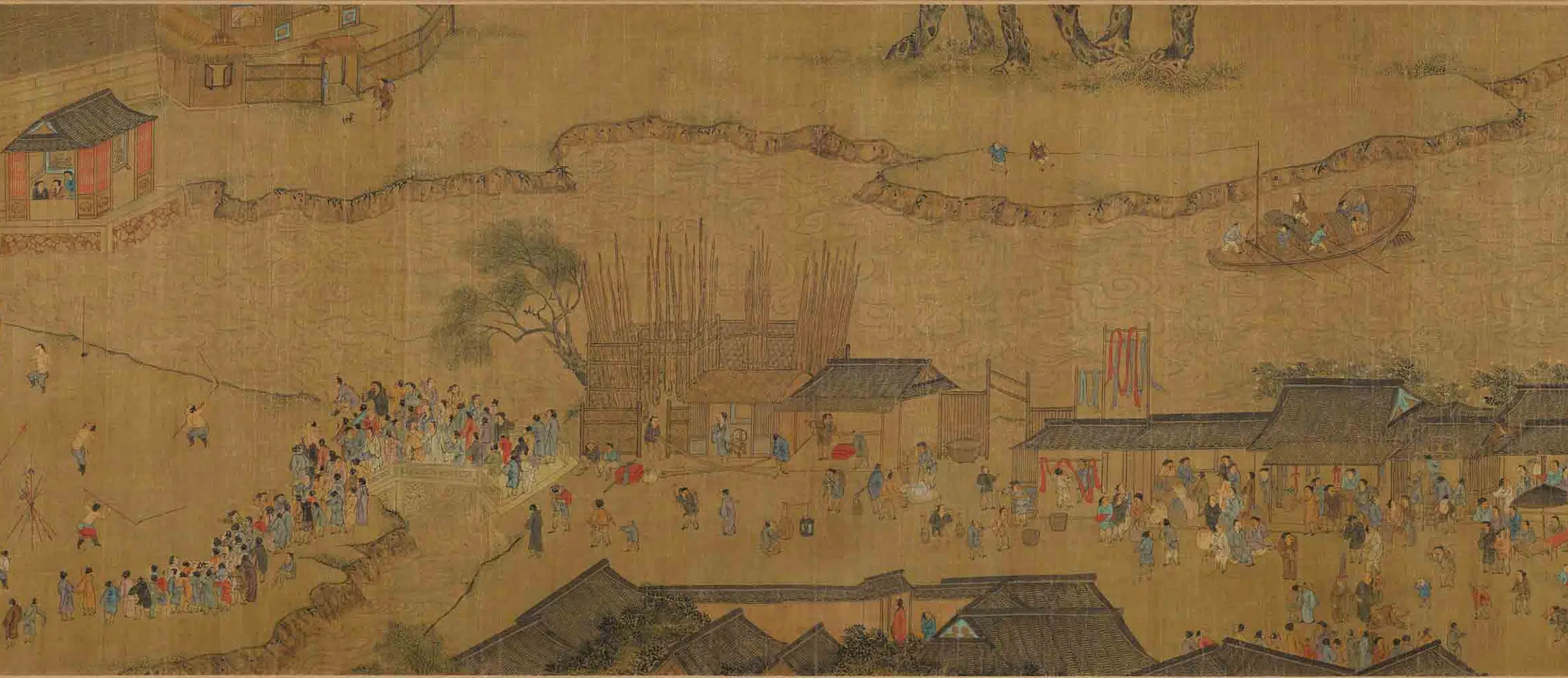 清代【佚名】《仿张择端清明上河图卷》 第12张