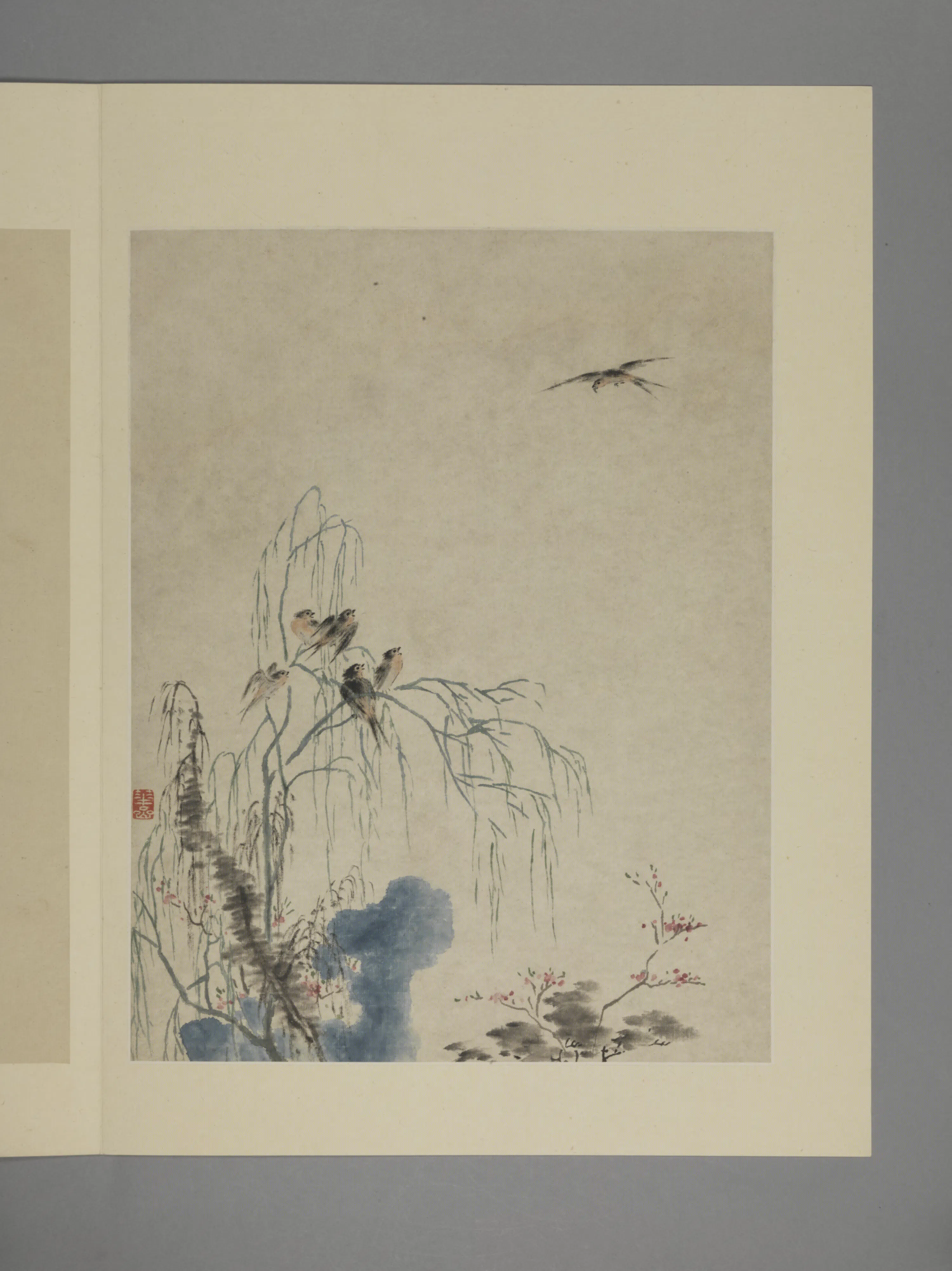 清代【华喦】《花鸟图册（11开）》 第2张