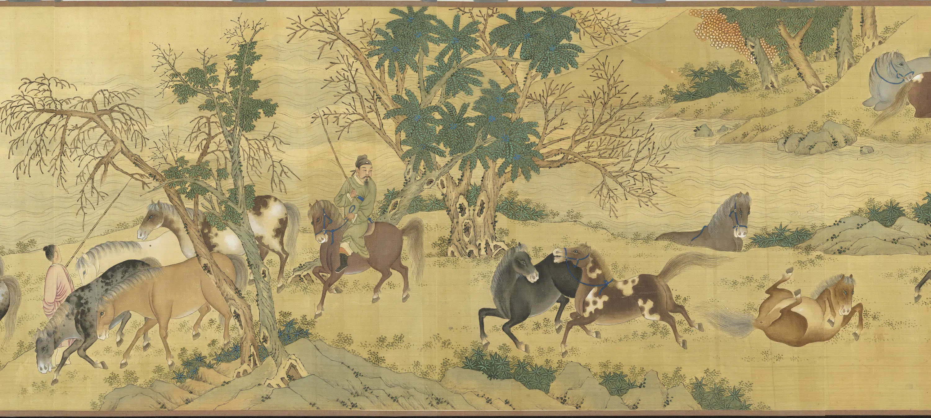 元代《元人画百马图卷》 第5张 元代《元人画百马图卷》 第5张