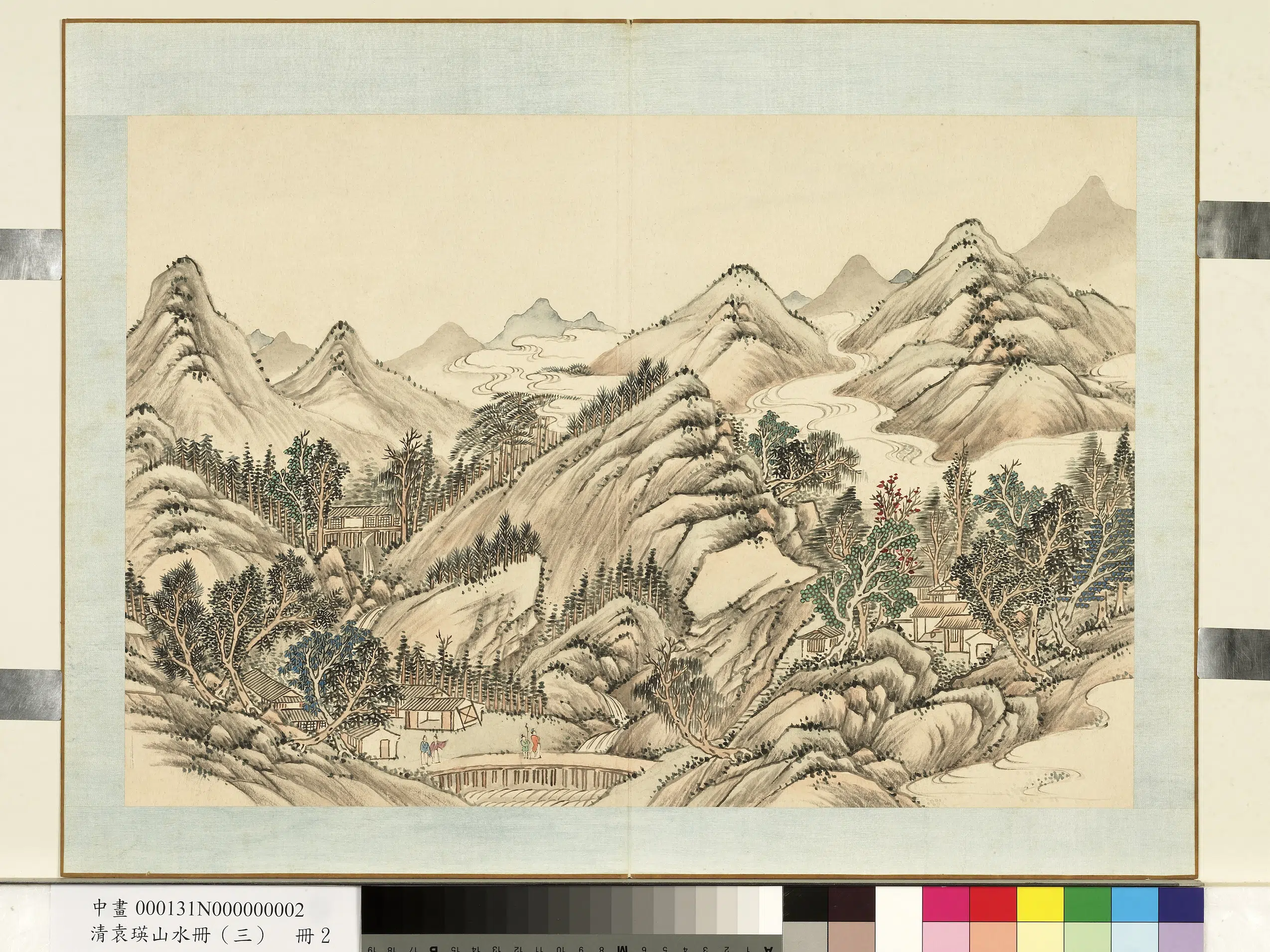 清代【袁瑛】《山水(三)册》 第5张 清代【袁瑛】《山水(三)册》 第5张
