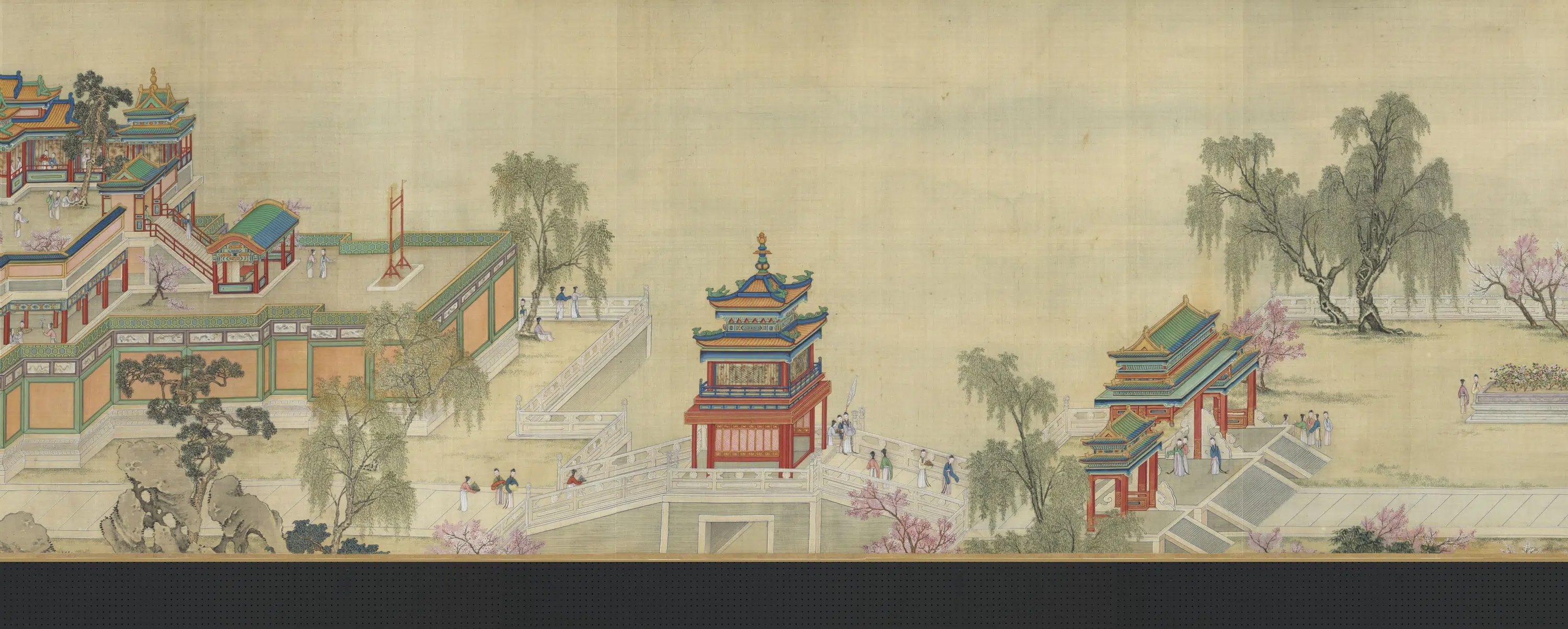 清代【周鲲】《院本汉宫春晓图》 第26张