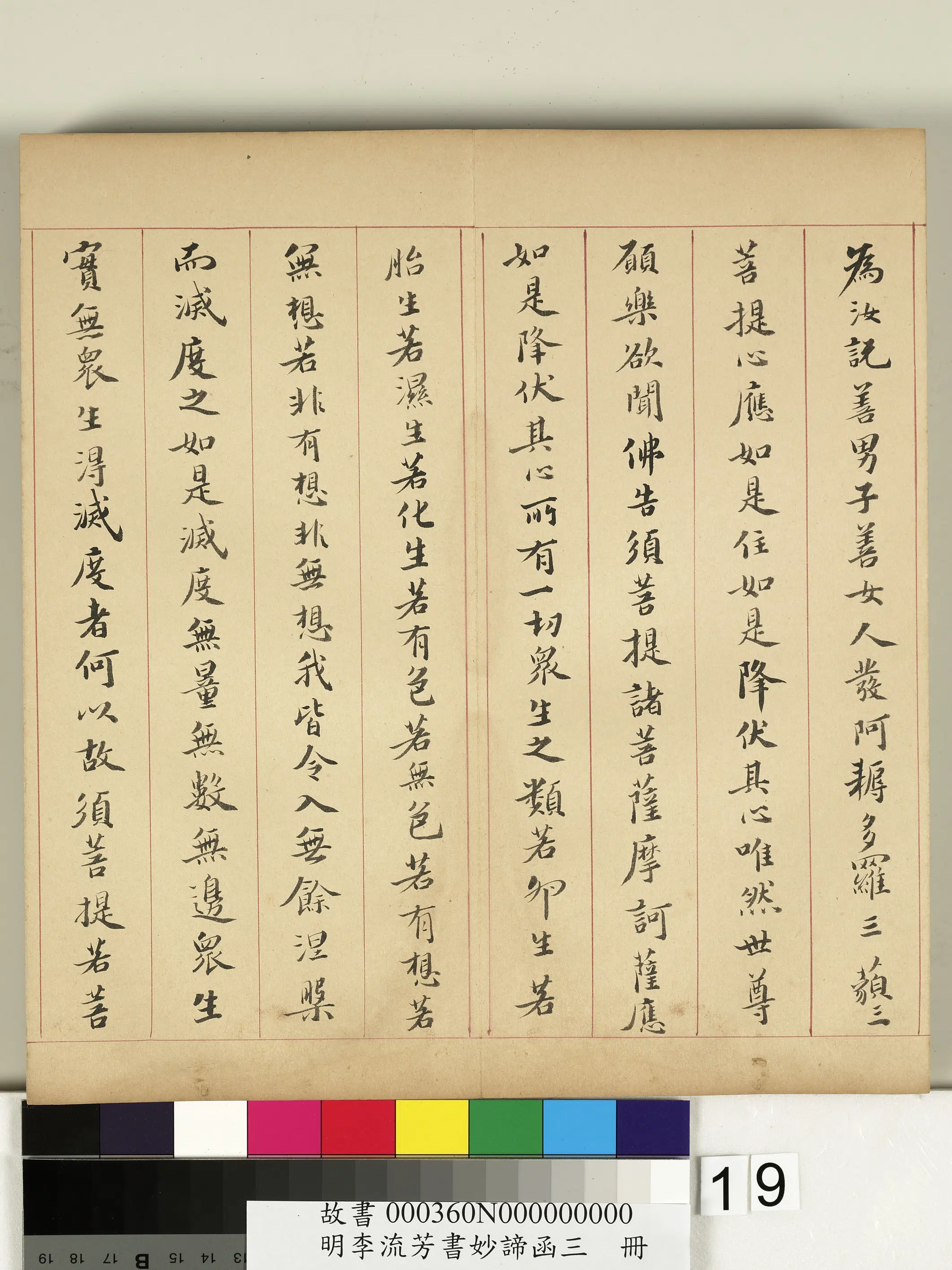 明朝【李流芳】《书妙谛函三册-金刚般若波罗蜜经》 第23张