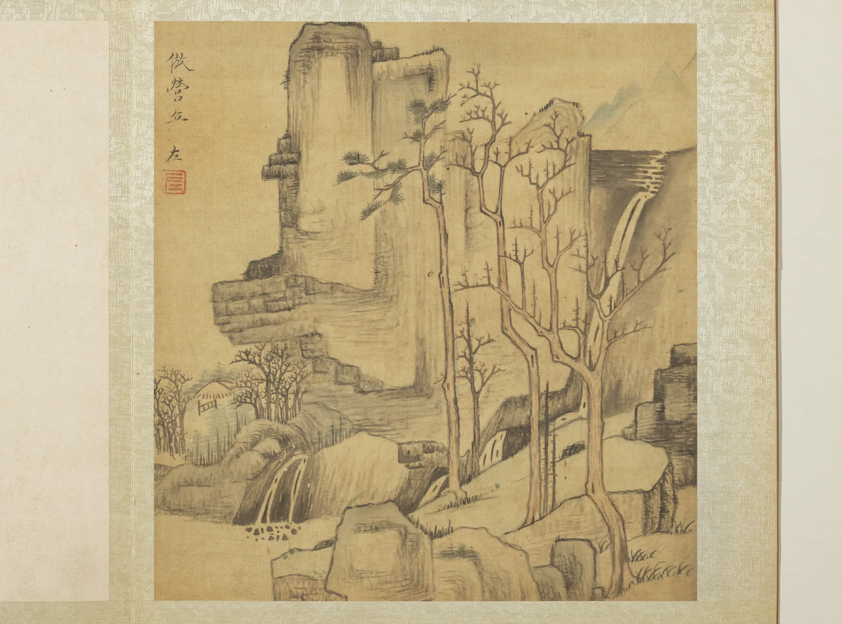 明朝【赵左】《山水册》 第2张