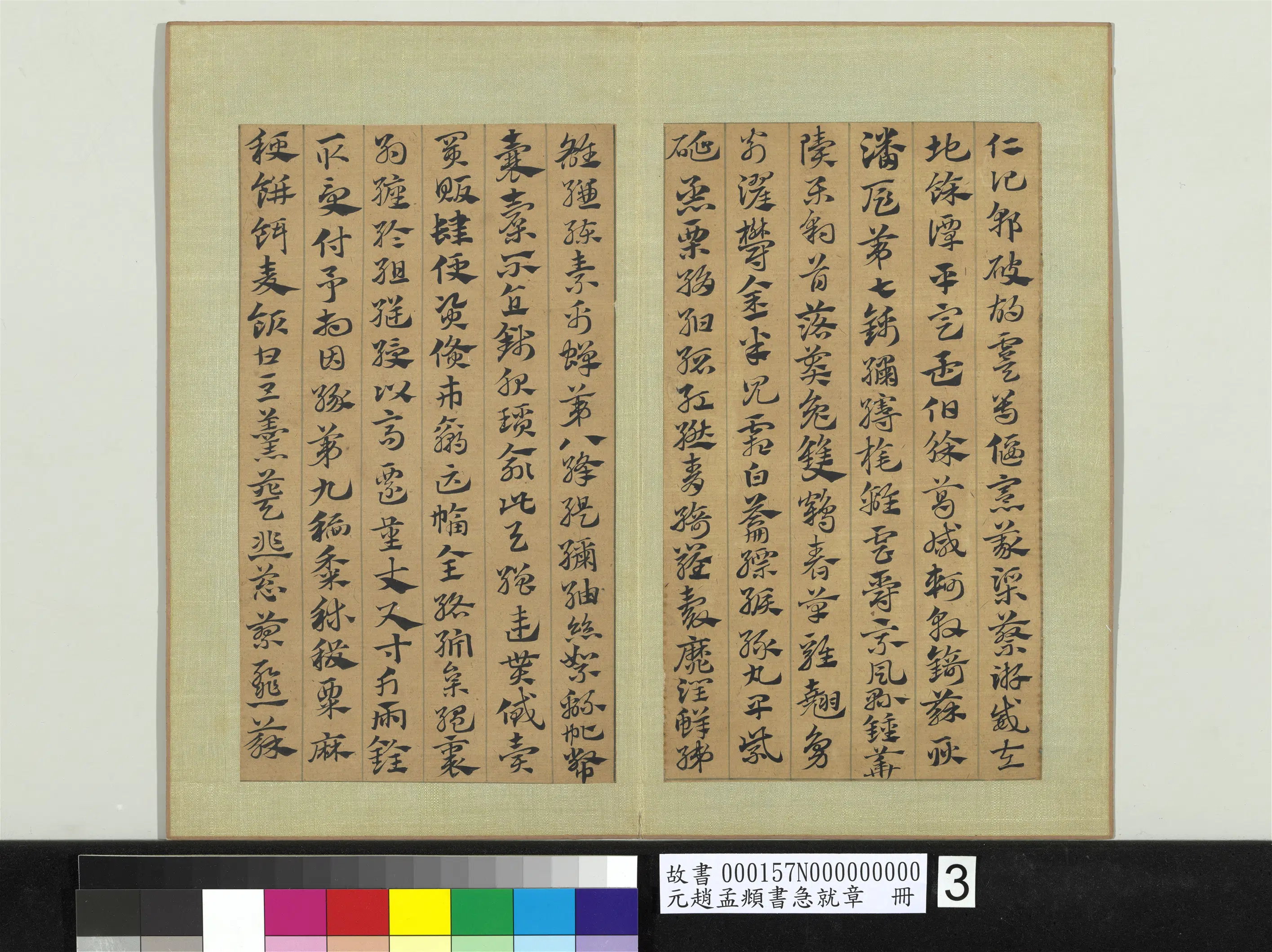 元朝【赵孟頫】《书急就章册》 第12张 元朝【赵孟頫】《书急就章册》 第12张
