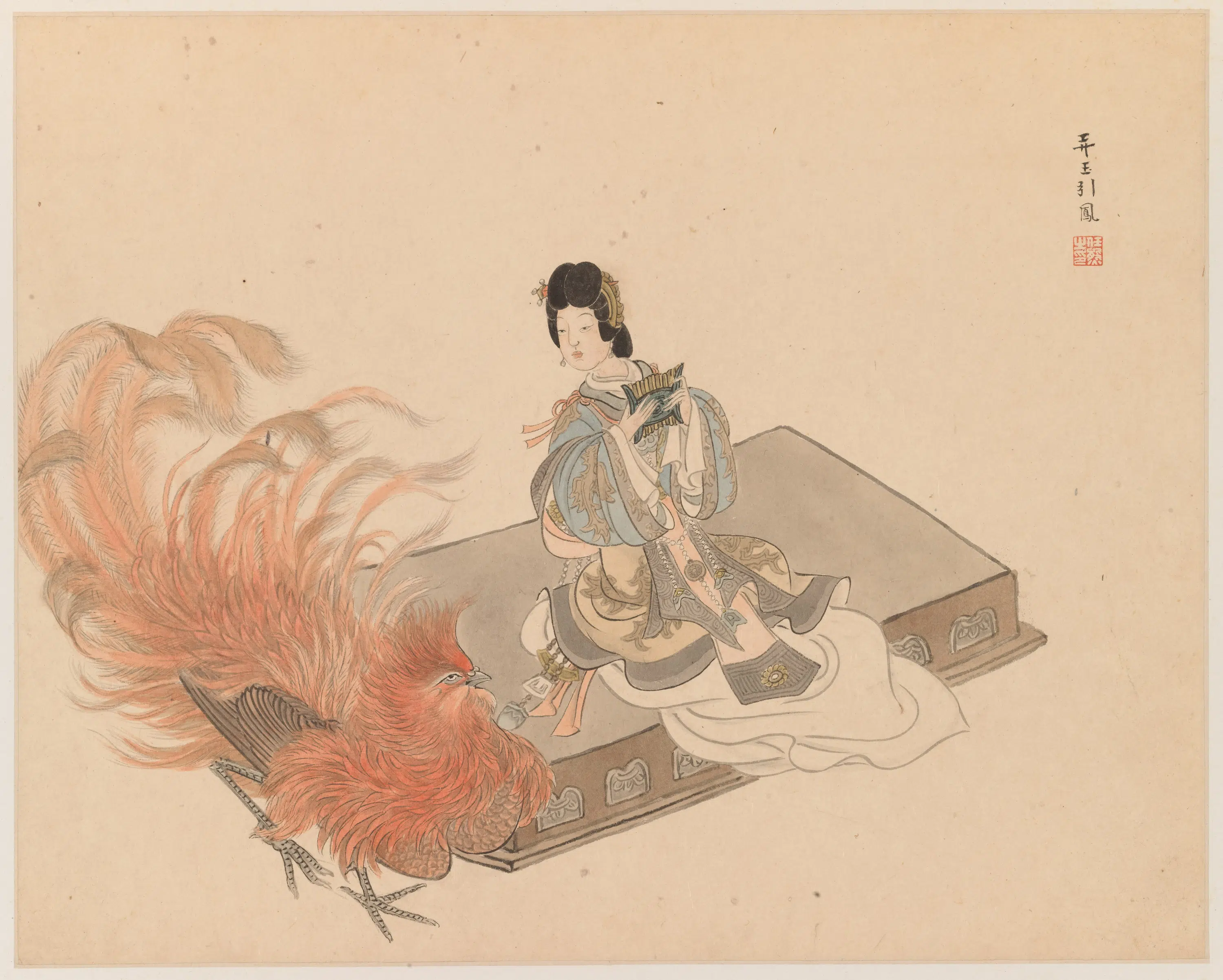 清代【任熊】《人物山水图册》