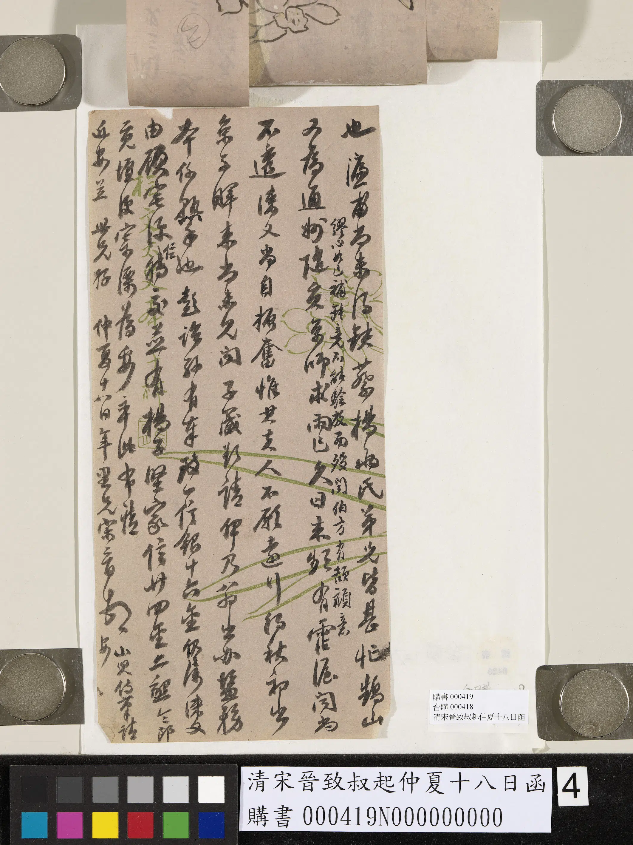清代【宋晋】《致叔起仲夏十八日函》 第4张