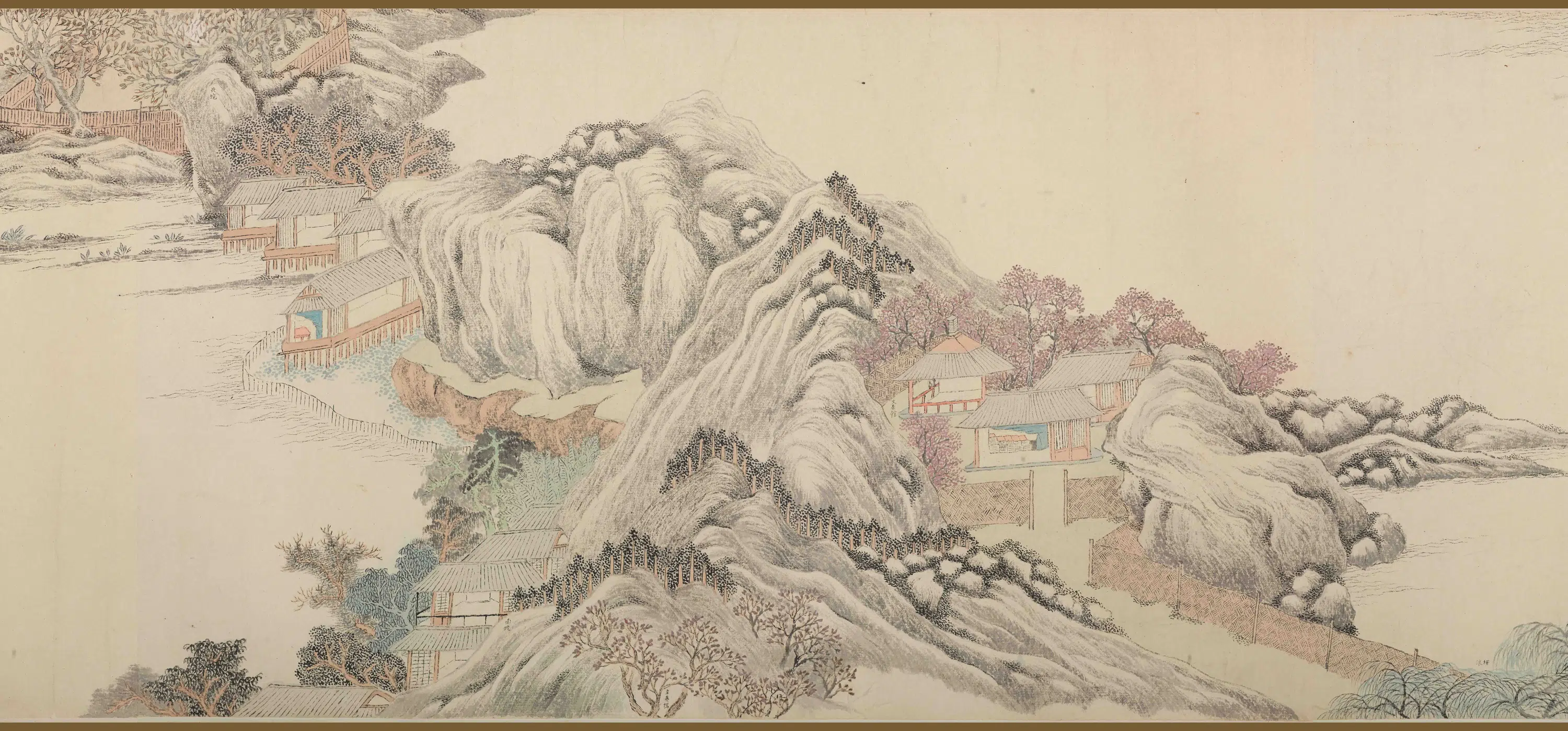 清代【钱杜】《辋川图卷》 第2张 清代【钱杜】《辋川图卷》 第2张