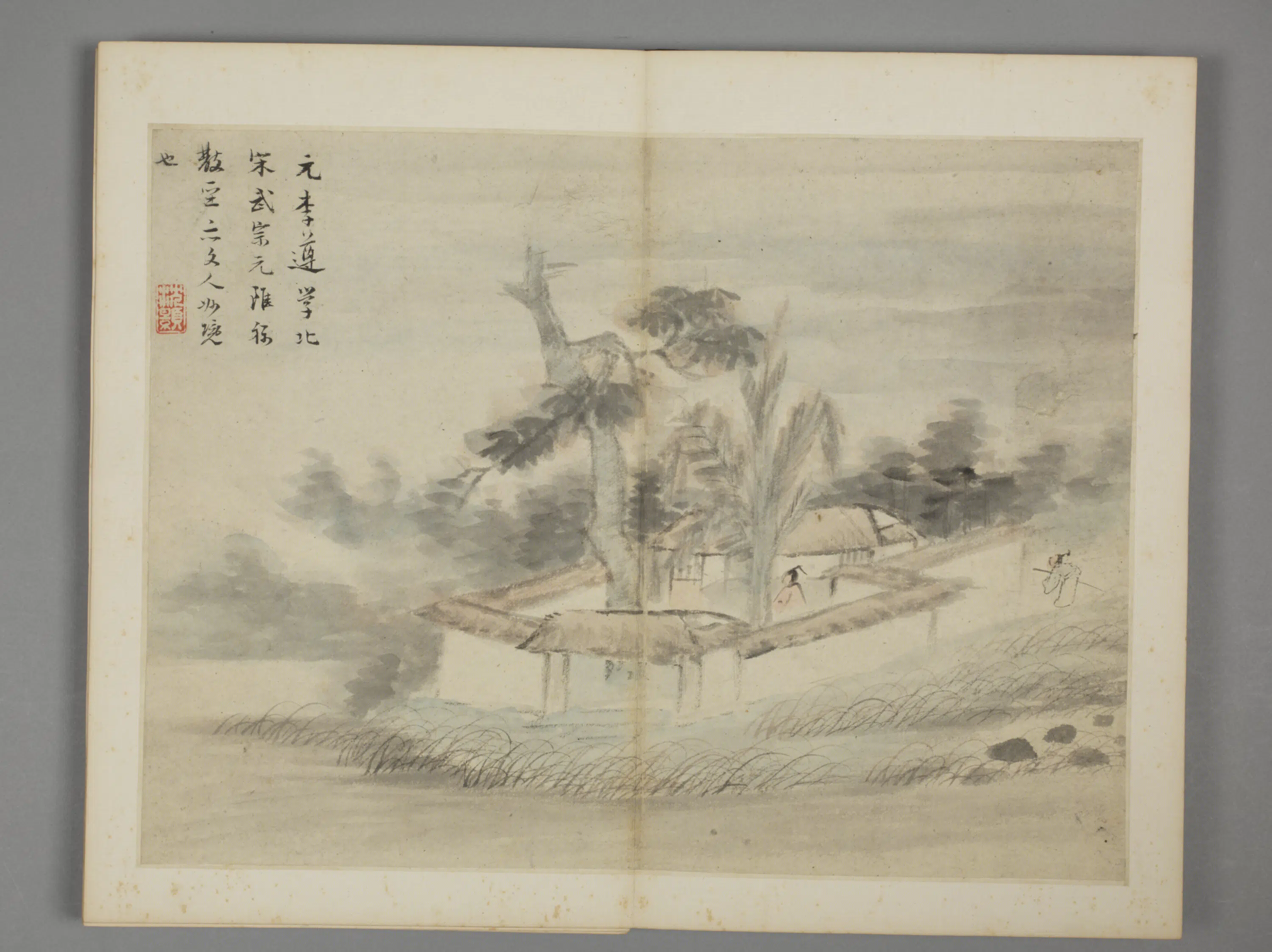 清代【沈颢】《仿古山水册》 第6张