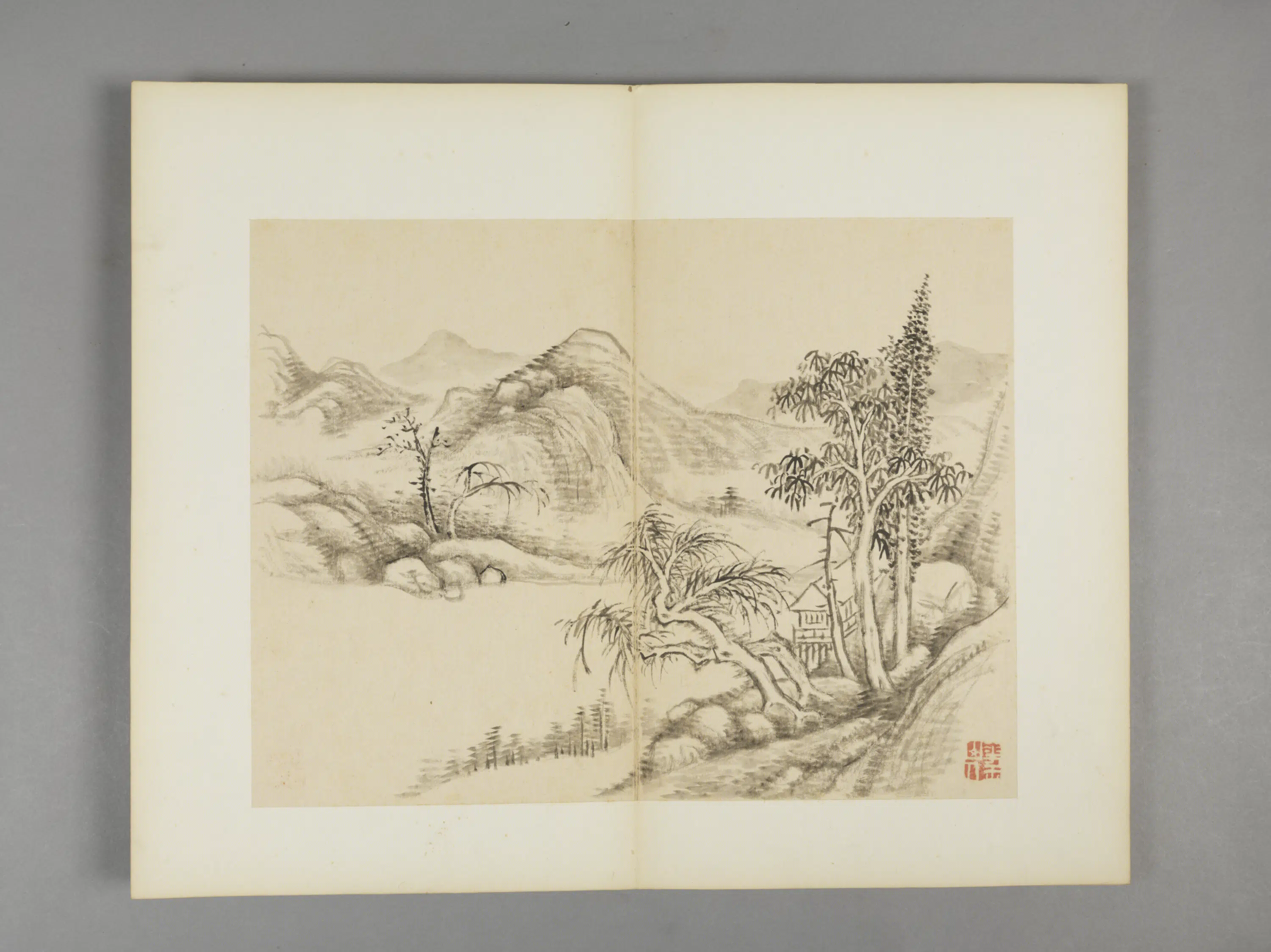 清代【陆耀】《山水图册》 第11张