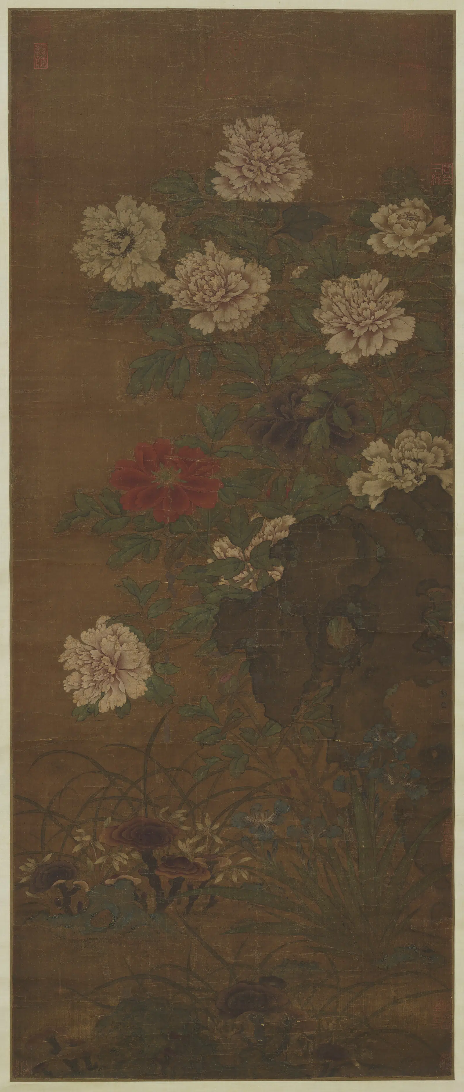 北宋【赵昌】《画牡丹图轴》