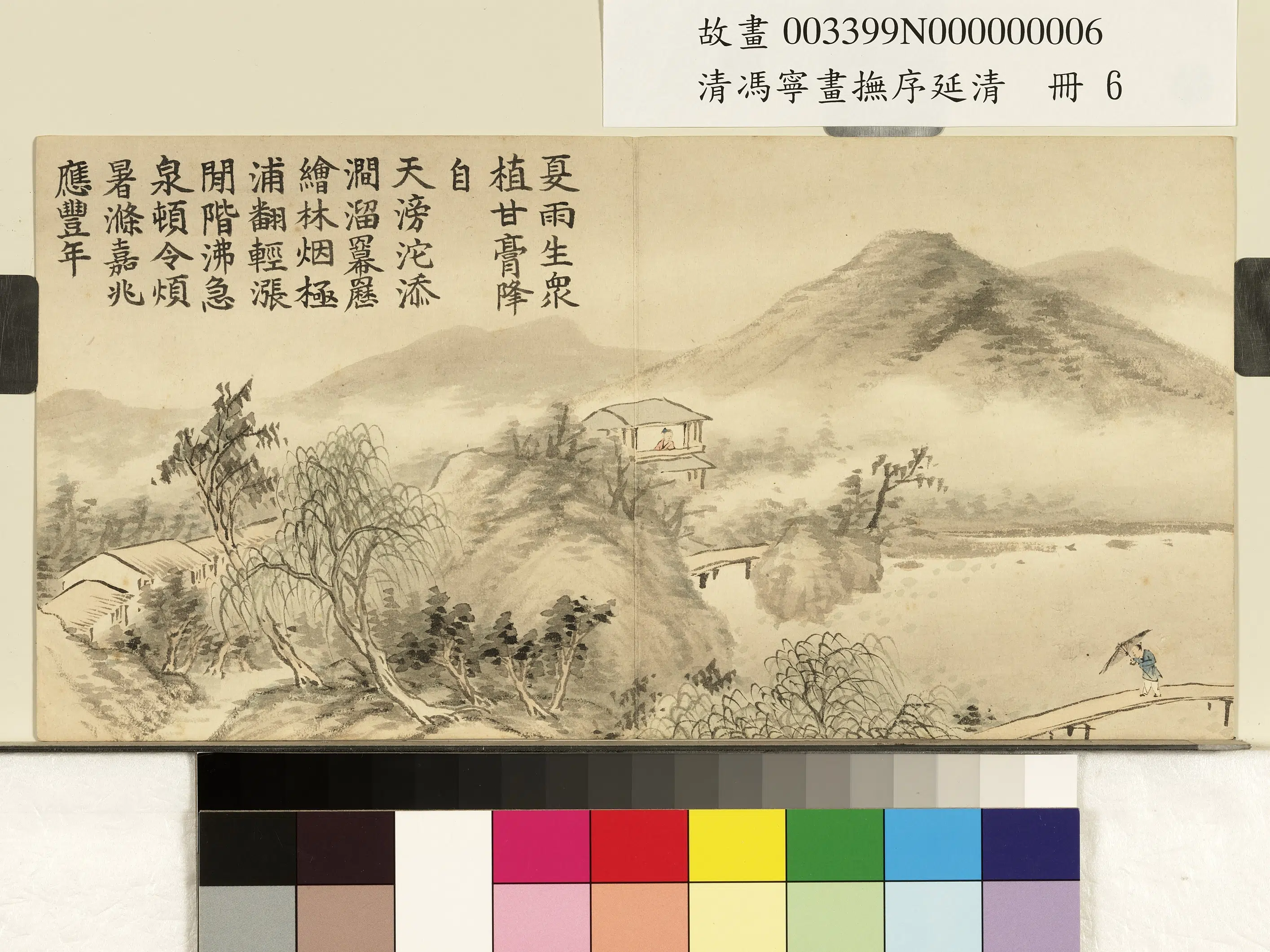 清代【冯宁】《画抚序延册》