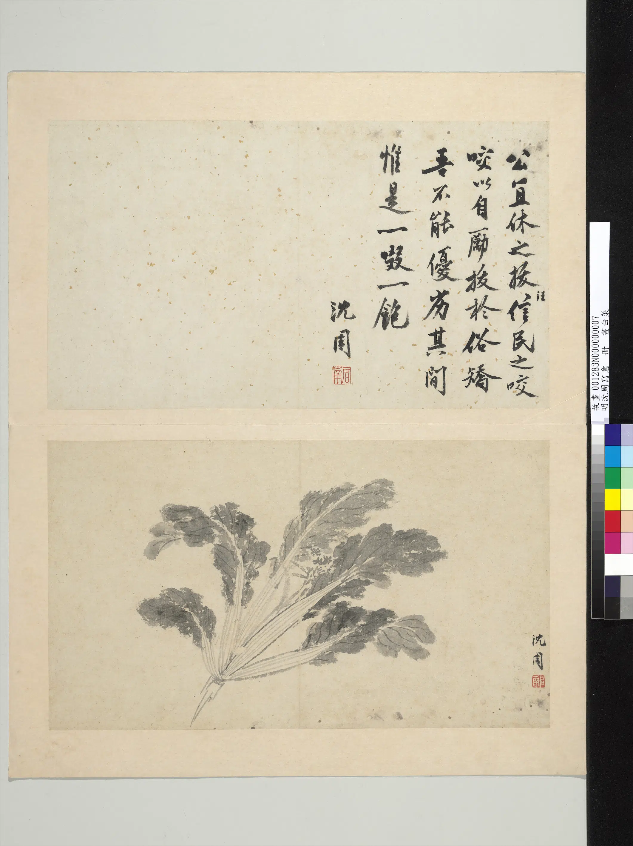 明朝【沈周】《写意册-16开》 第8张 明朝【沈周】《写意册-16开》 第8张