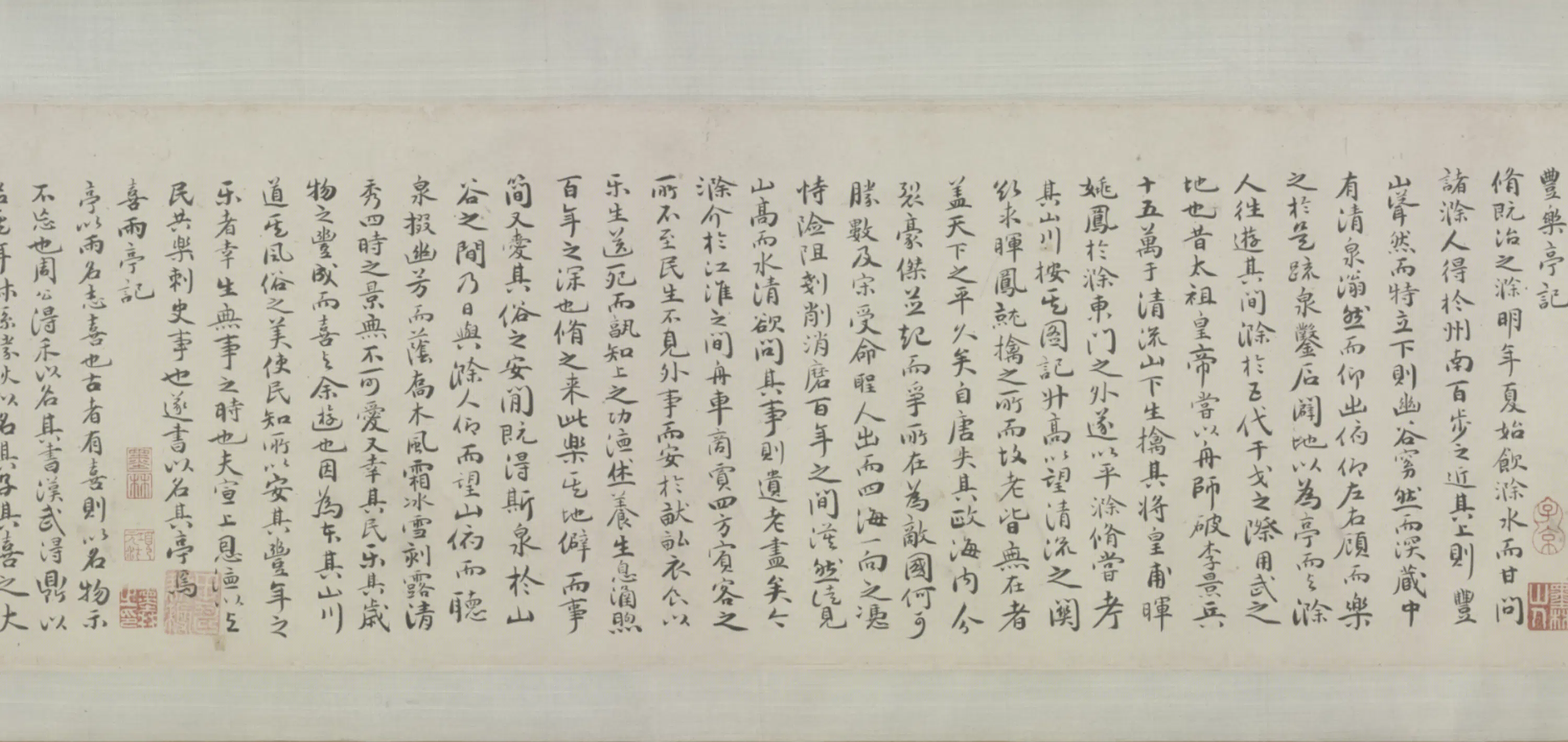 明朝【祝允明】《书小楷燕喜亭等四记题》 第4张