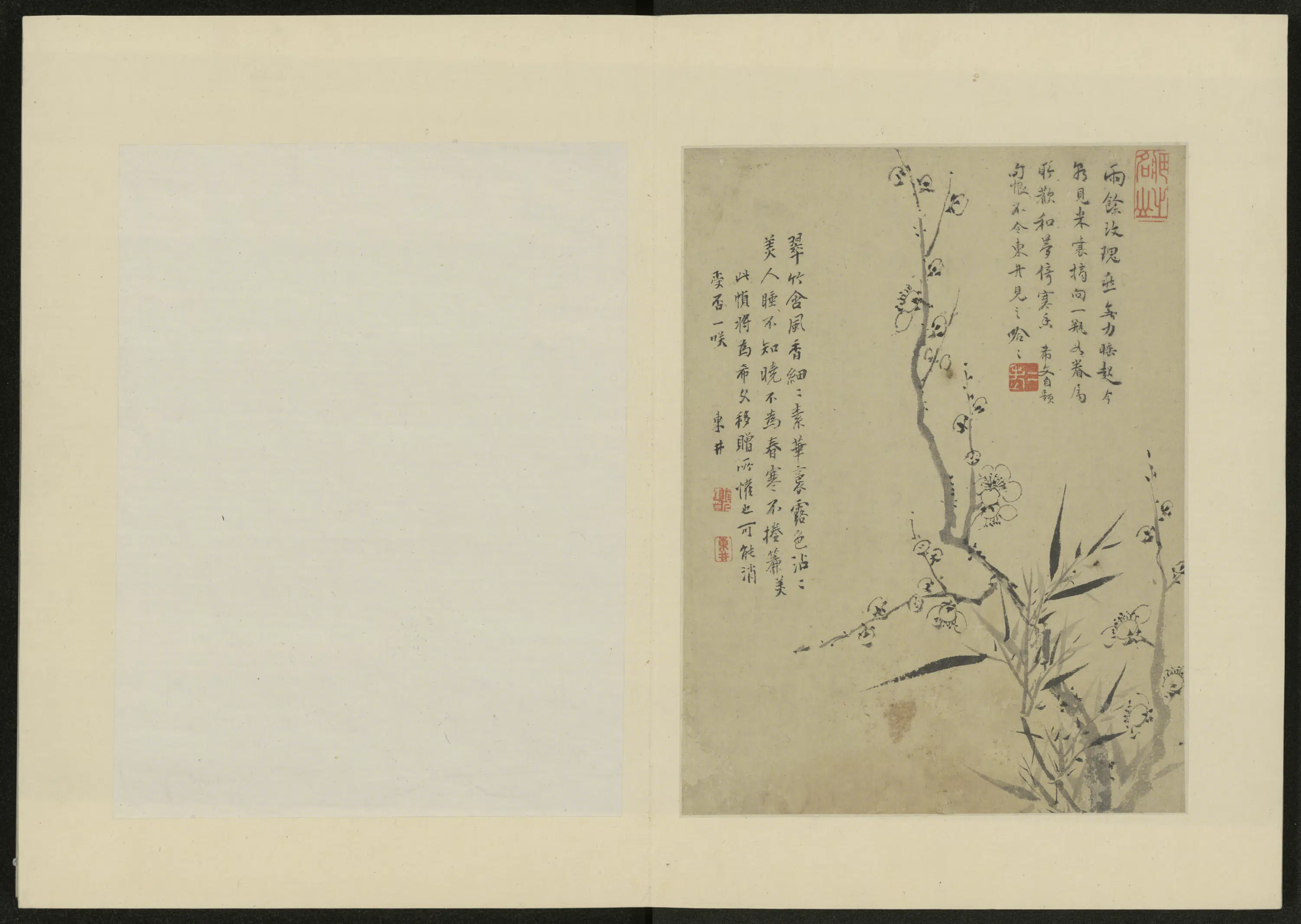 清代【项奎】《梅花册》