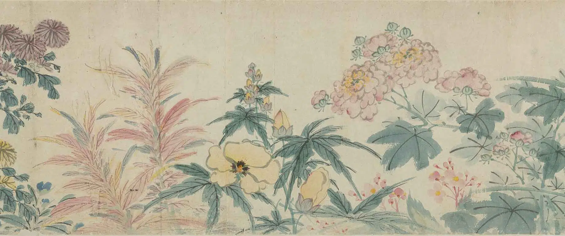 明朝【陈淳（道复）】《四季花卉卷》 第18张