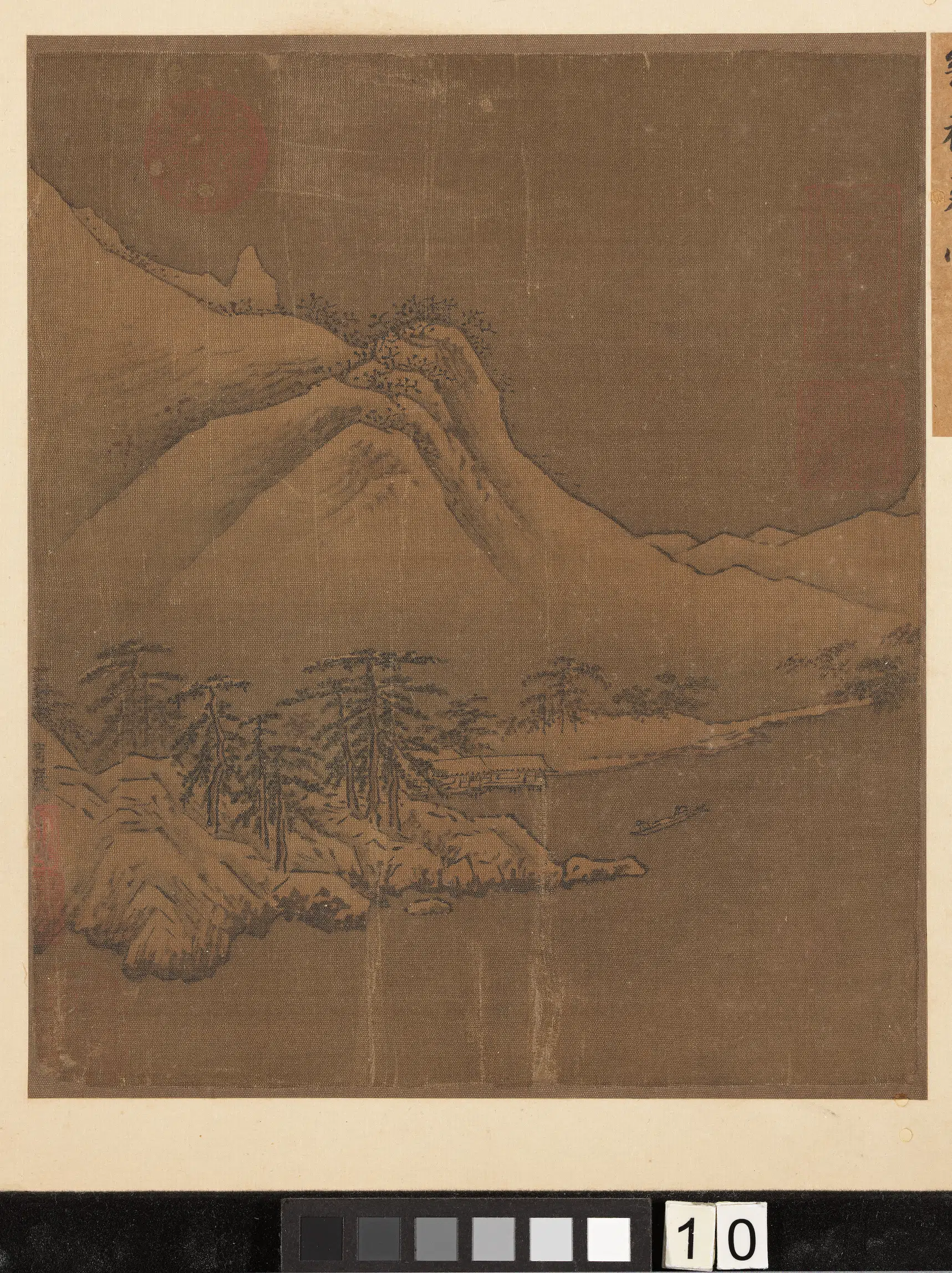 南宋【叶肖岩】《西湖十景图册-断桥残雪》 第1张 南宋【叶肖岩】《西湖十景图册-断桥残雪》 第1张