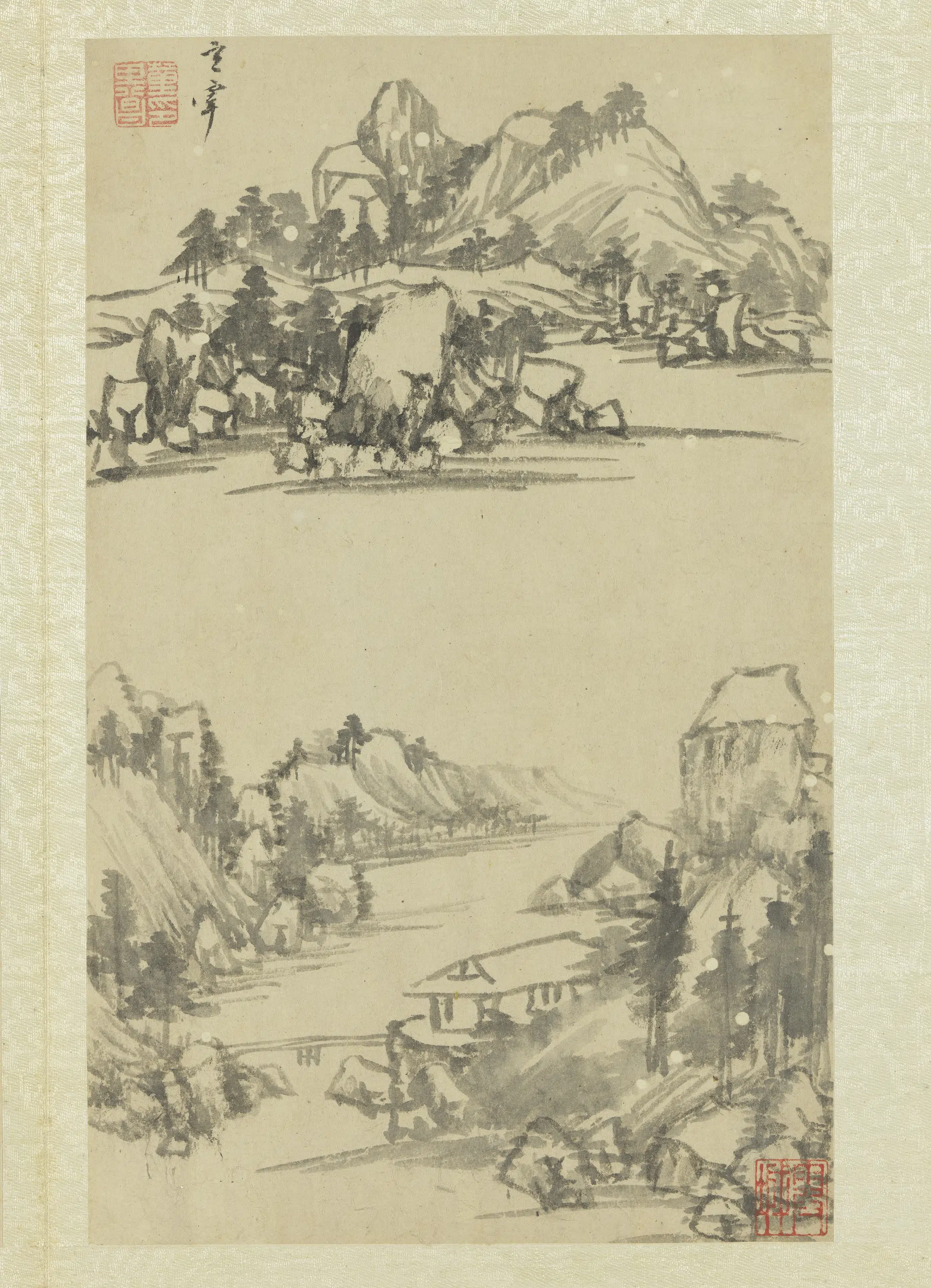 明代【董其昌】《画舟行十景册》 第6张