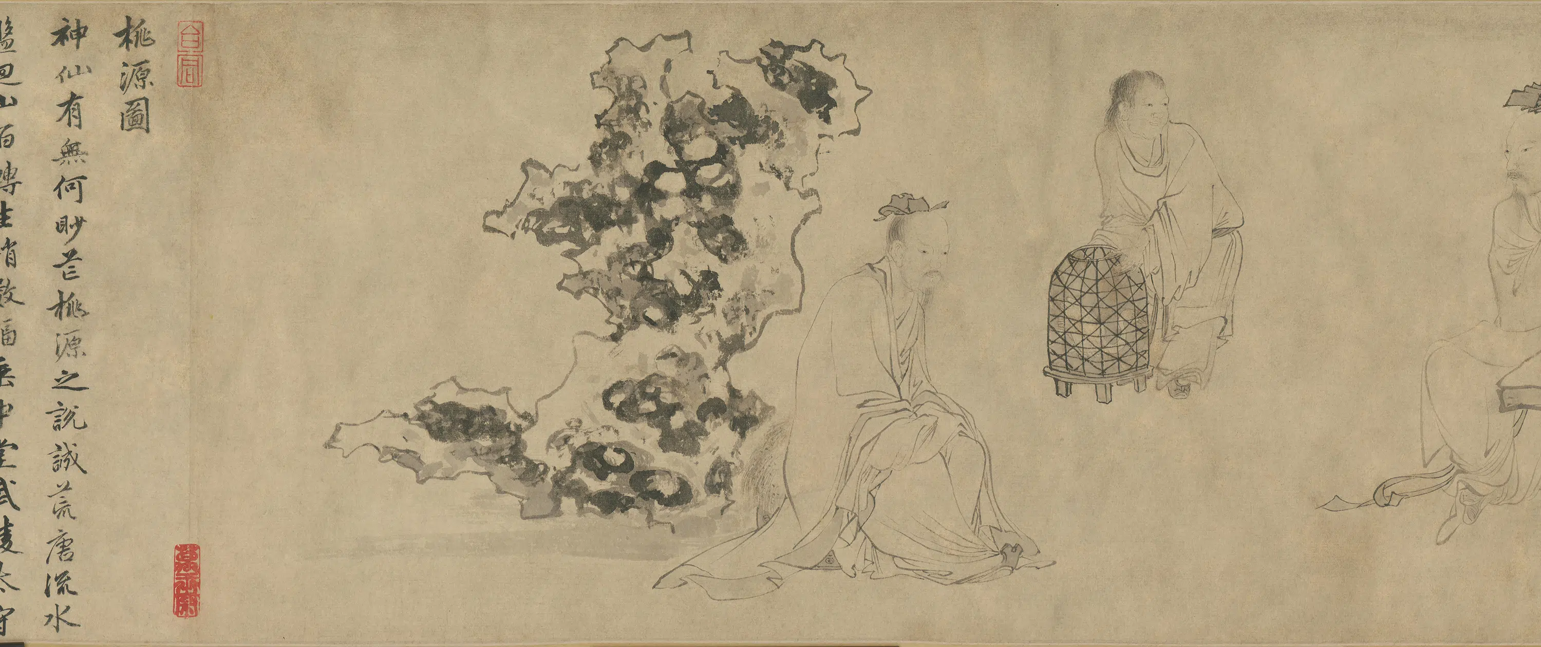 明朝【杜堇】《画古贤诗意卷》 第7张 明朝【杜堇】《画古贤诗意卷》 第7张