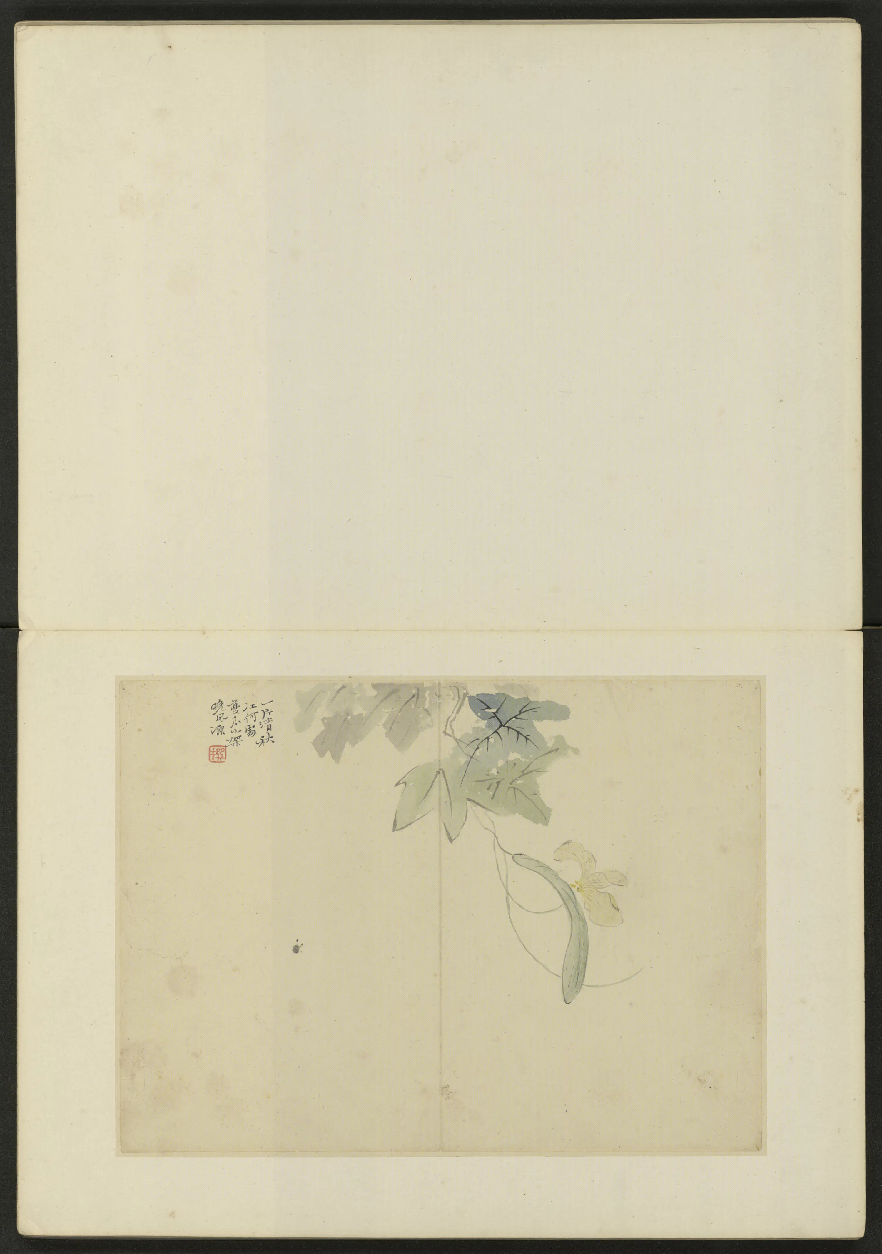 清代【陈撰】《花卉册（10开）》 第8张