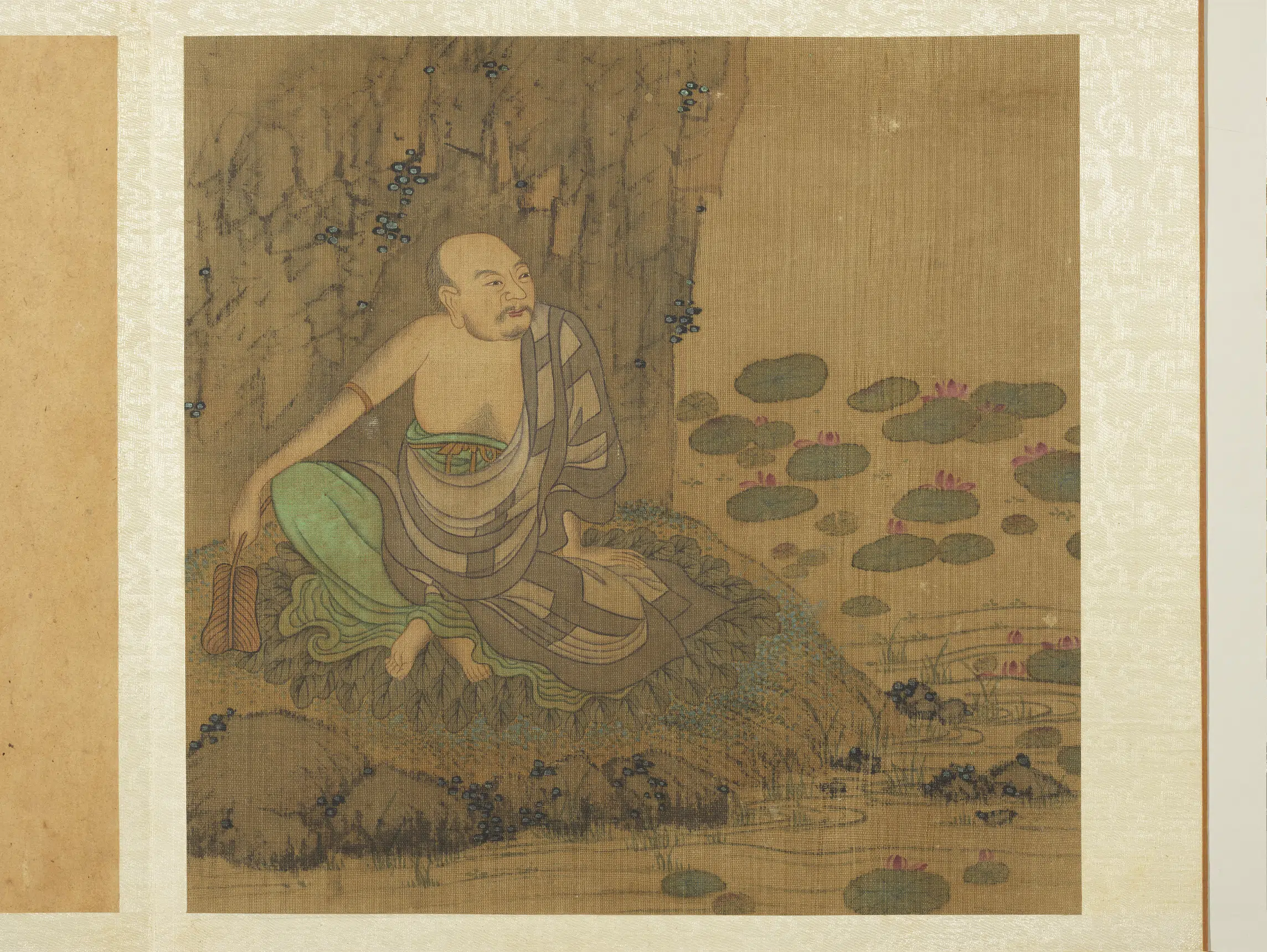 宋代《宋人十六应真像册-应真像（六）》