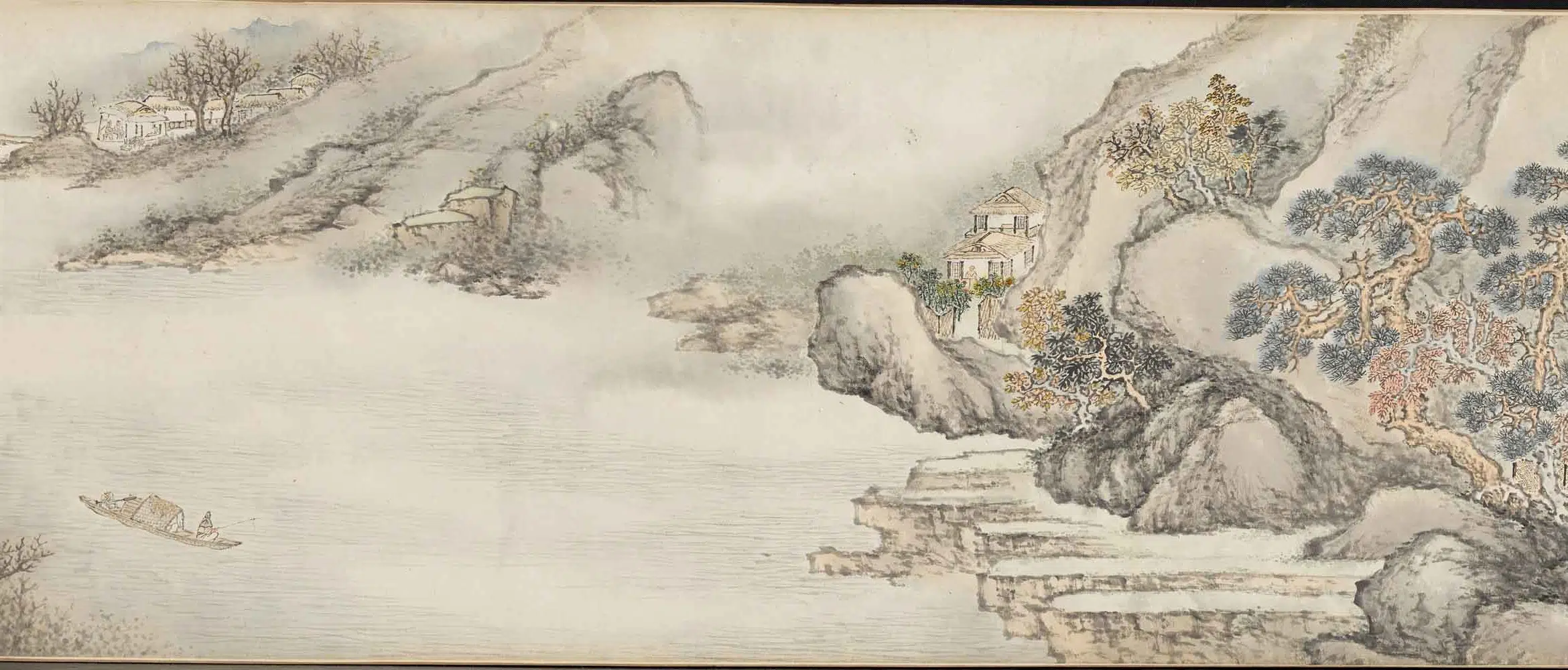 明朝【蒋蔼】《云山变幻图卷》 第11张