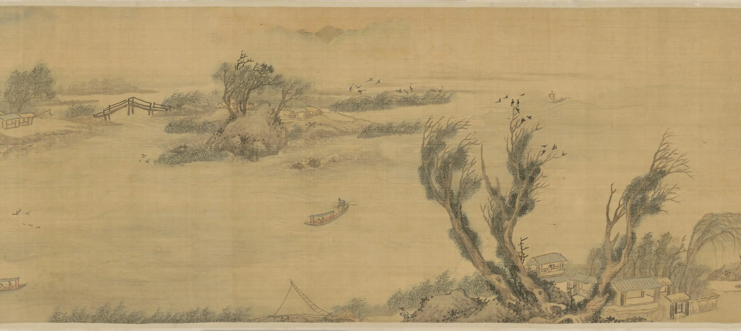 明朝【陈焕】《江村旅况卷》 第5张