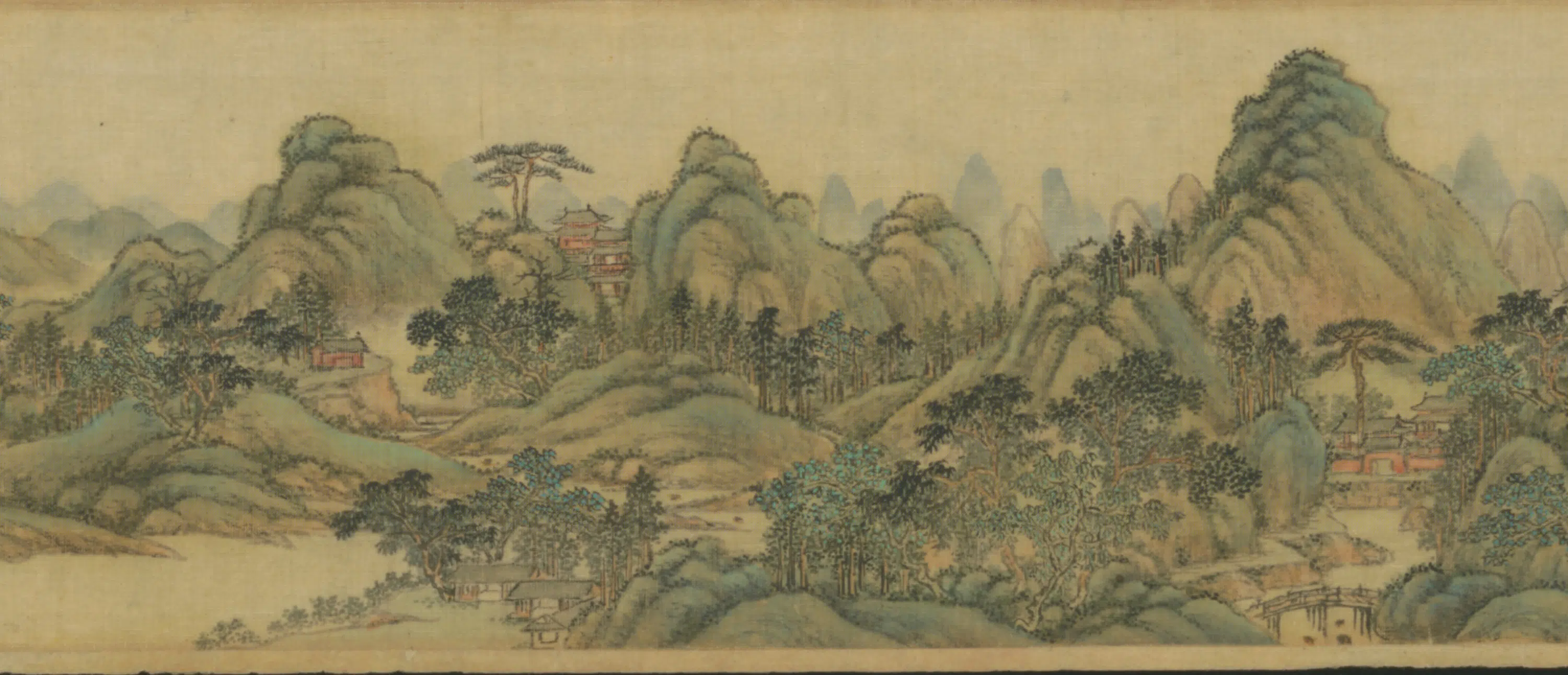 清代【唐岱】《山水图卷》 第3张 清代【唐岱】《山水图卷》 第3张