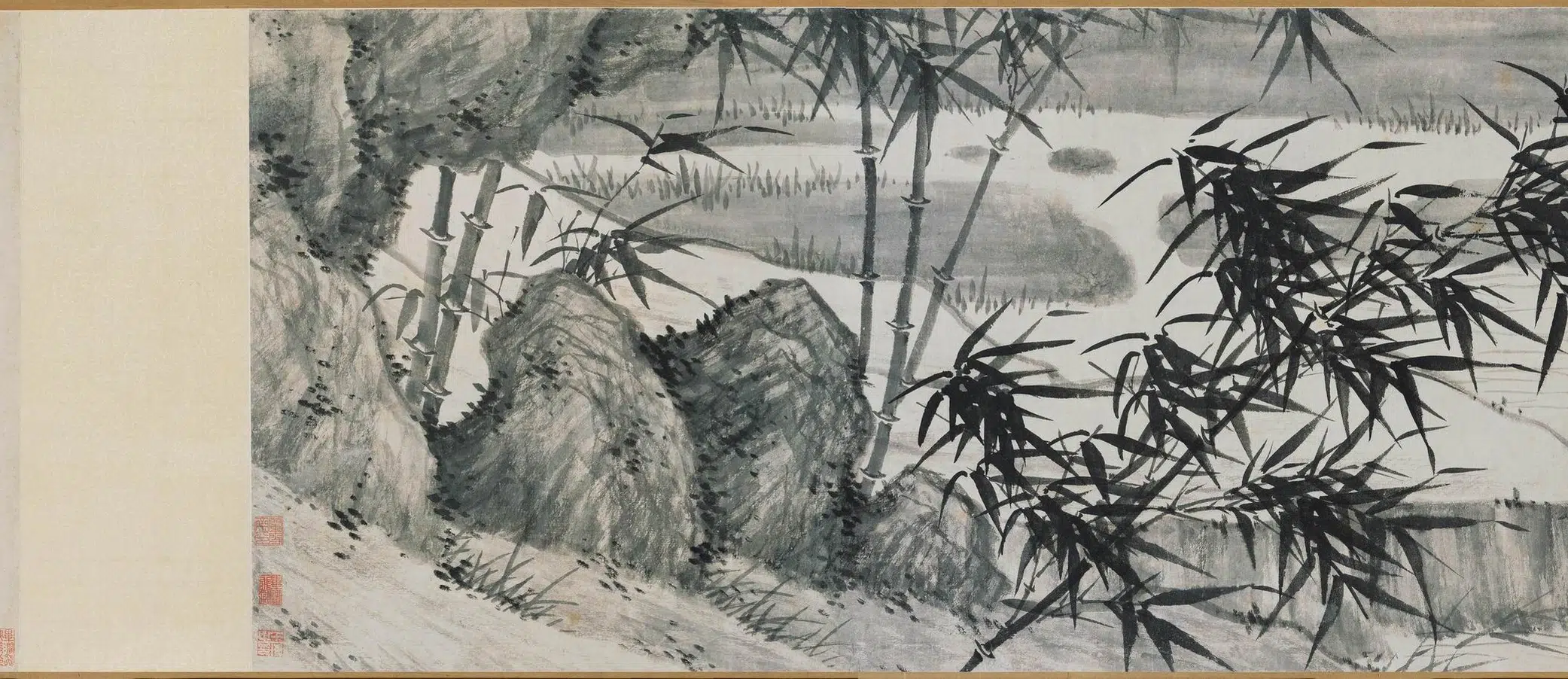 明朝【夏昶】《潇湘风雨图卷》 第8张