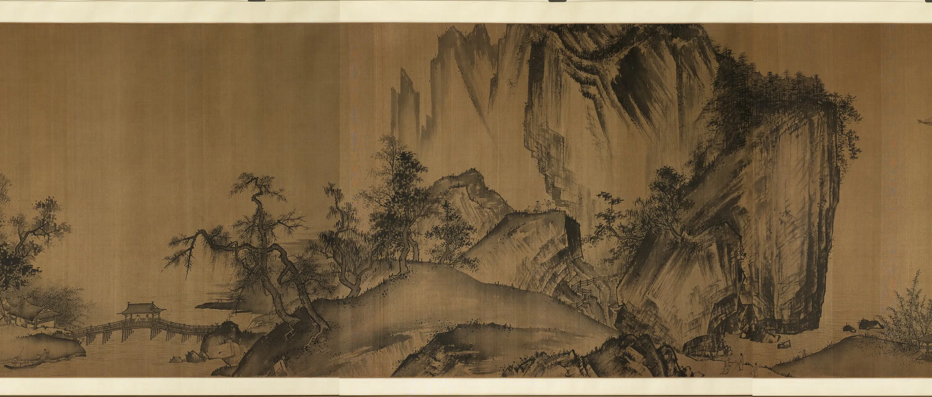 《无款仿夏圭溪山远卷》 第3张