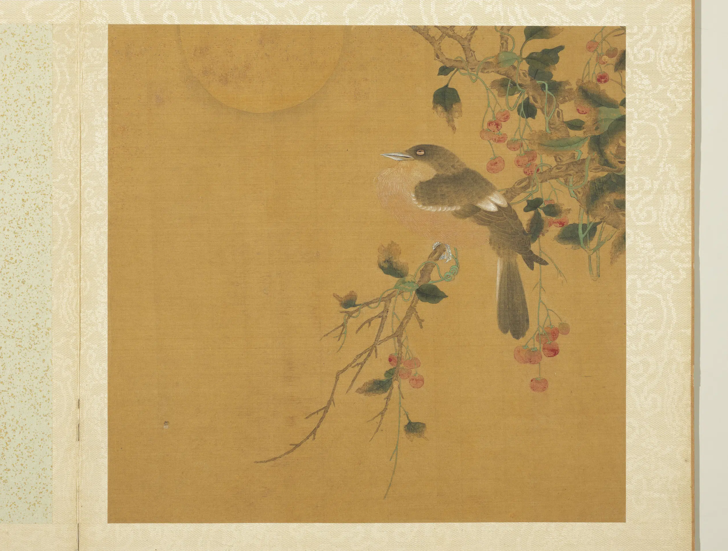 五代十国前后蜀【黄筌（荃）】《长春花鸟册》 第11张