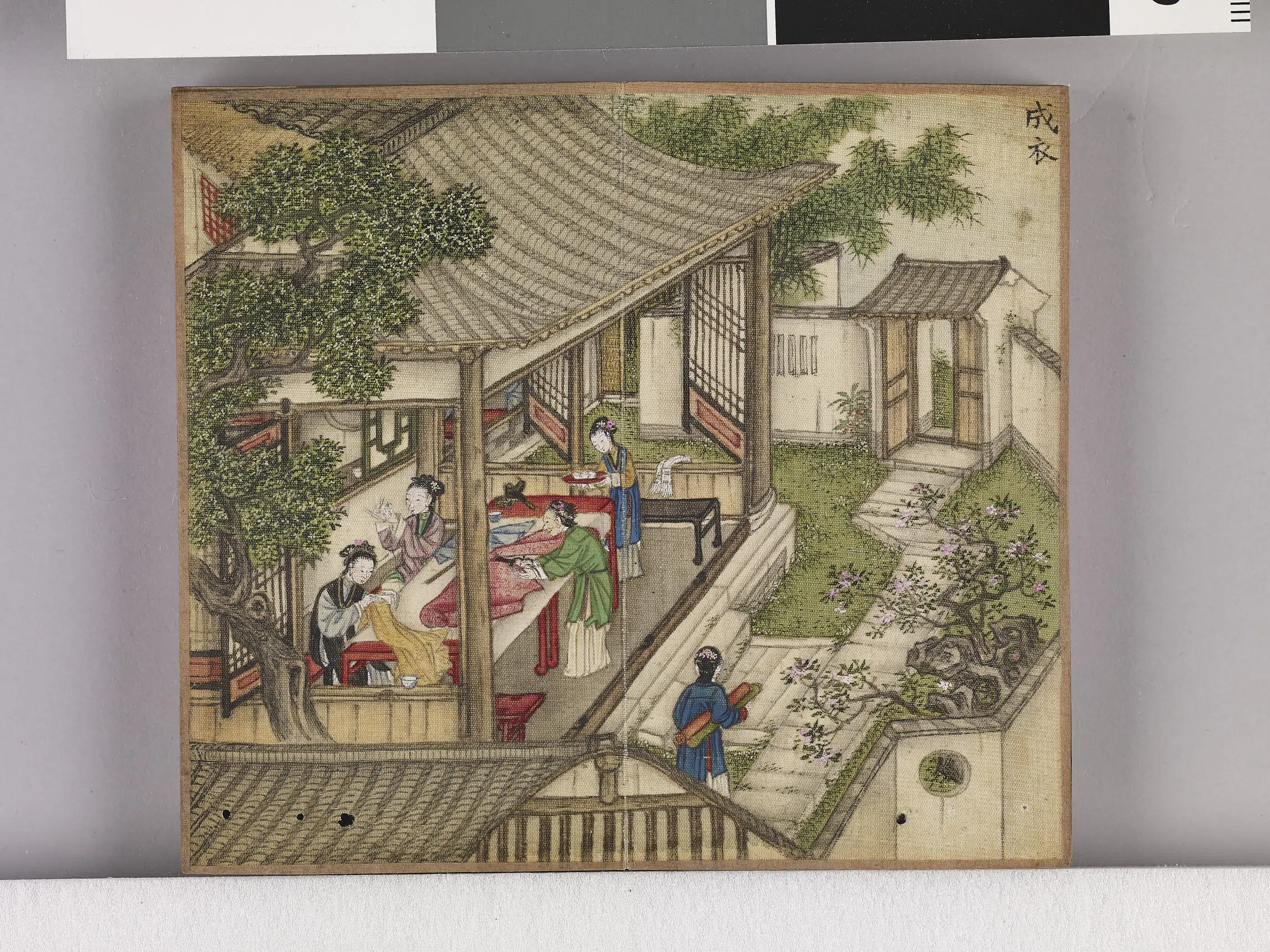 【佚名】《耕织图诗「织四」拓本》 第4张 【佚名】《耕织图诗「织四」拓本》 第4张