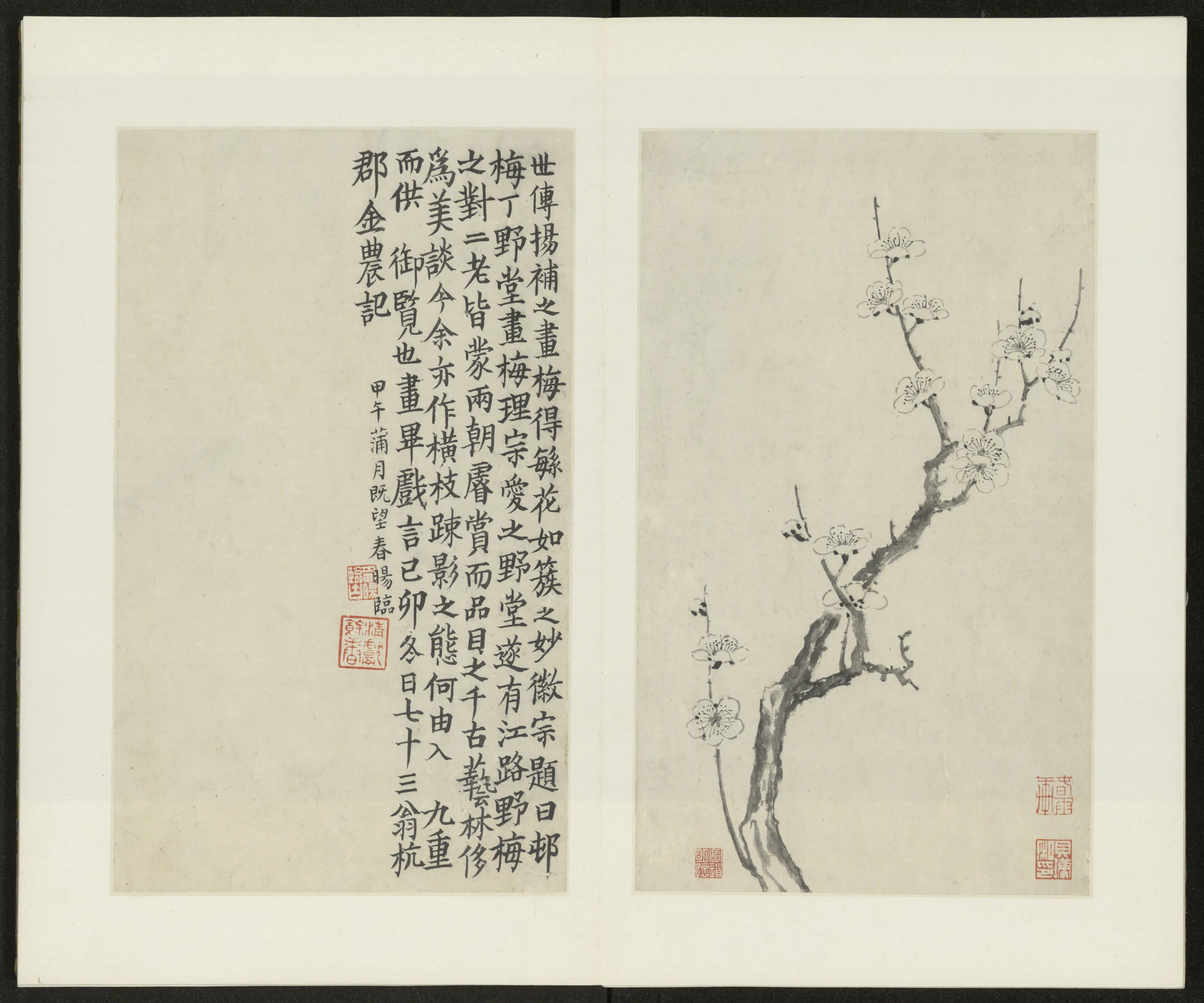 清代【金俊明】《梅花图册-1》 第8张
