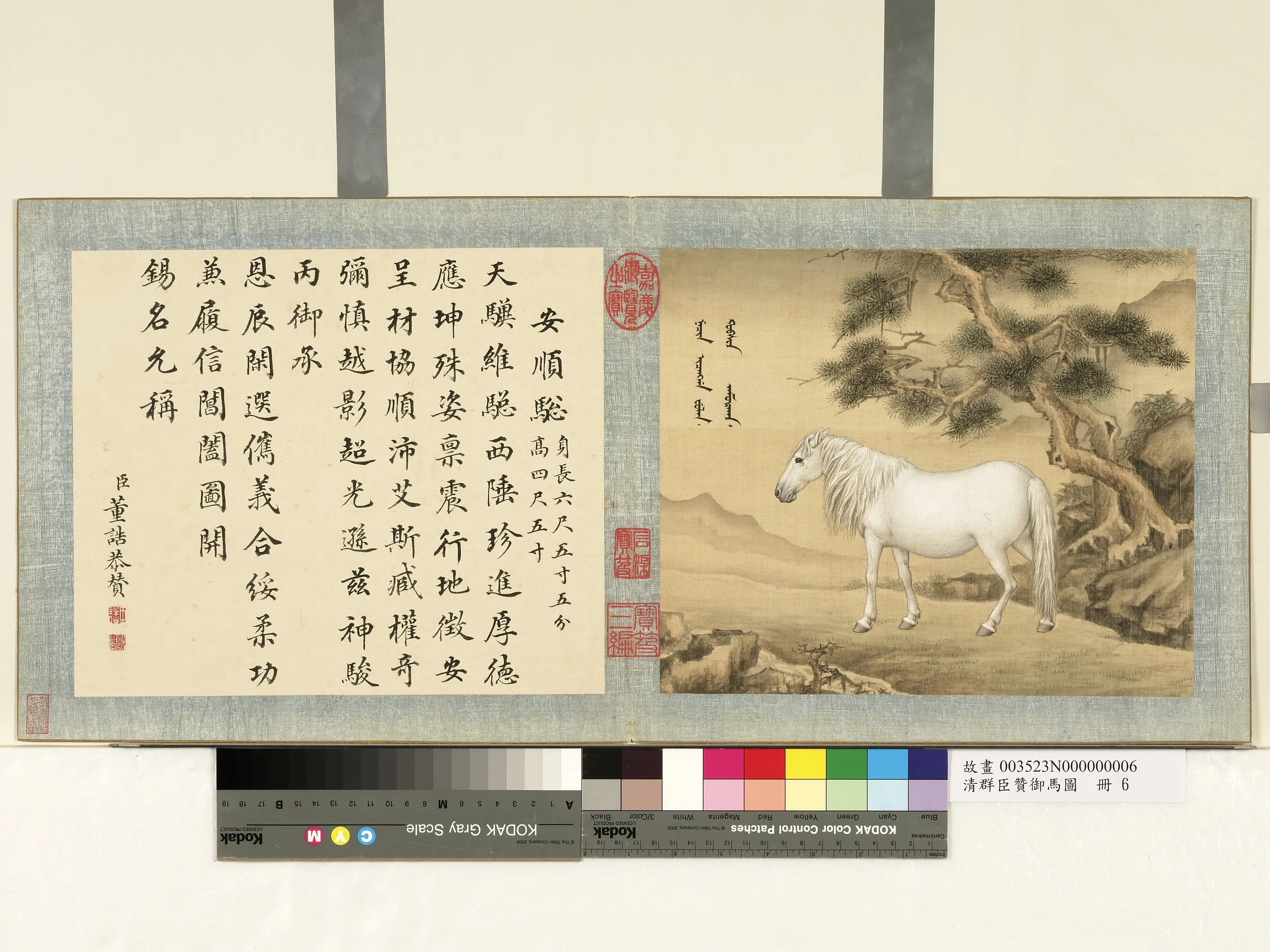 《群臣赞御马图册》 第6张