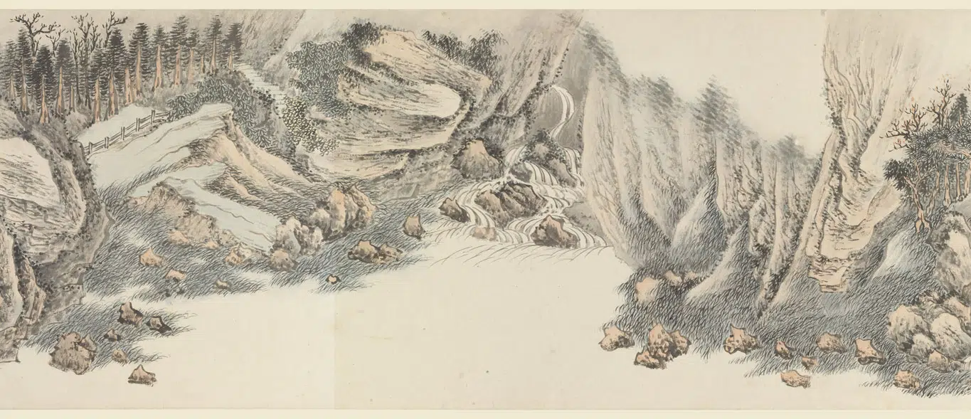 清代【王翚】《徐溶山水卷》 第4张