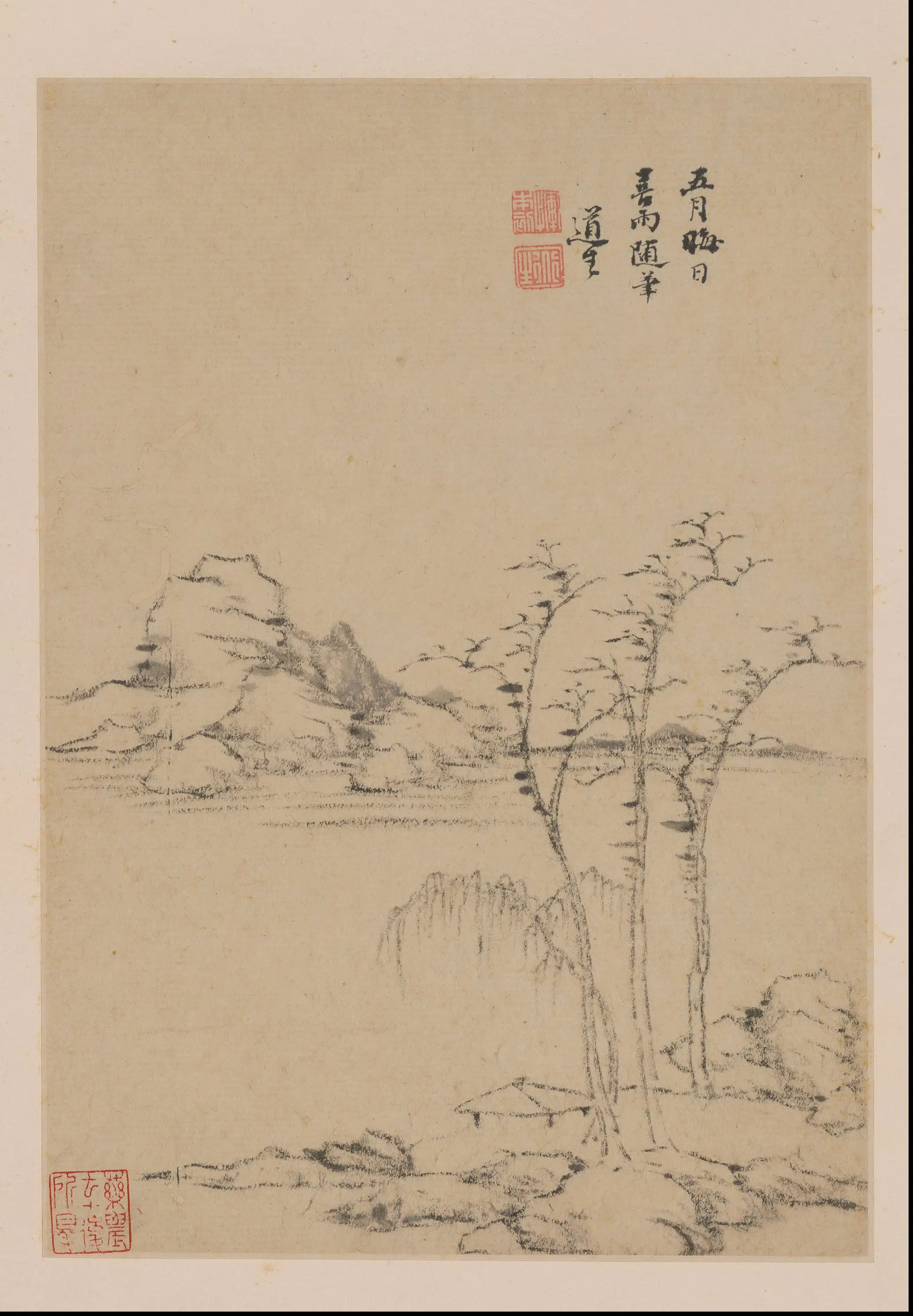 清代【德梵】《山水册页》 第7张 清代【德梵】《山水册页》 第7张